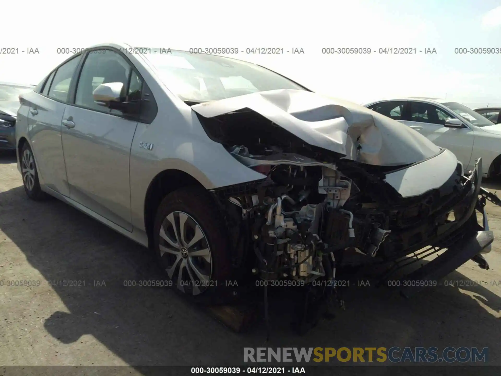 1 Photograph of a damaged car JTDKAMFP4M3179858 TOYOTA PRIUS PRIME 2021