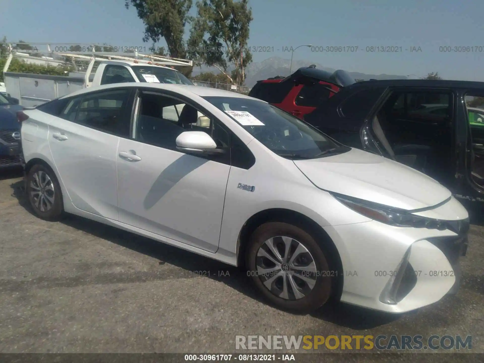 1 Photograph of a damaged car JTDKAMFP4M3190097 TOYOTA PRIUS PRIME 2021