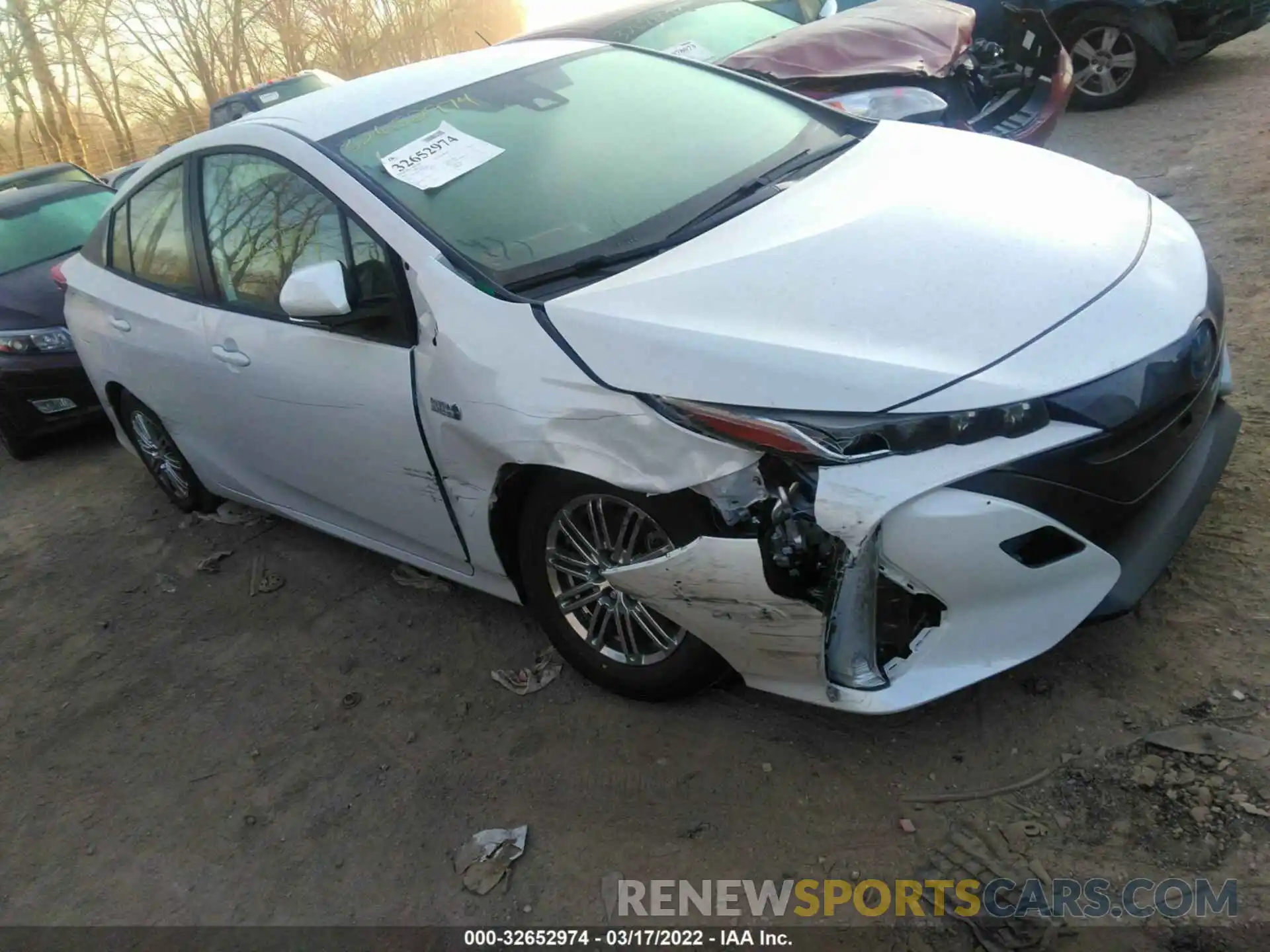 1 Photograph of a damaged car JTDKAMFP4M3190908 TOYOTA PRIUS PRIME 2021