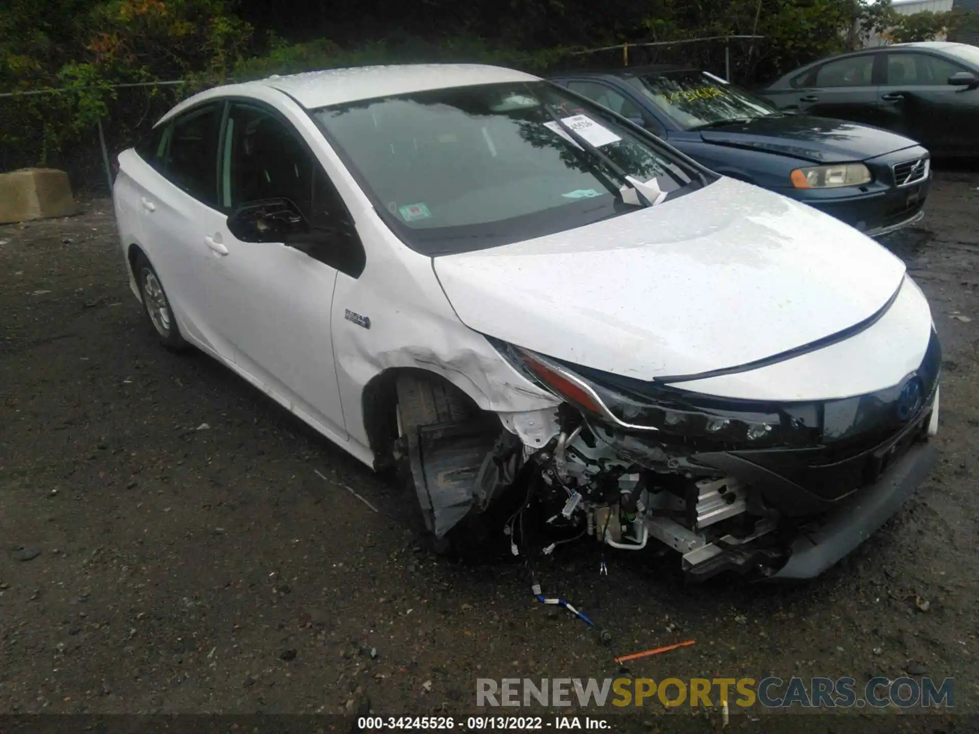 1 Photograph of a damaged car JTDKAMFP4M3193422 TOYOTA PRIUS PRIME 2021