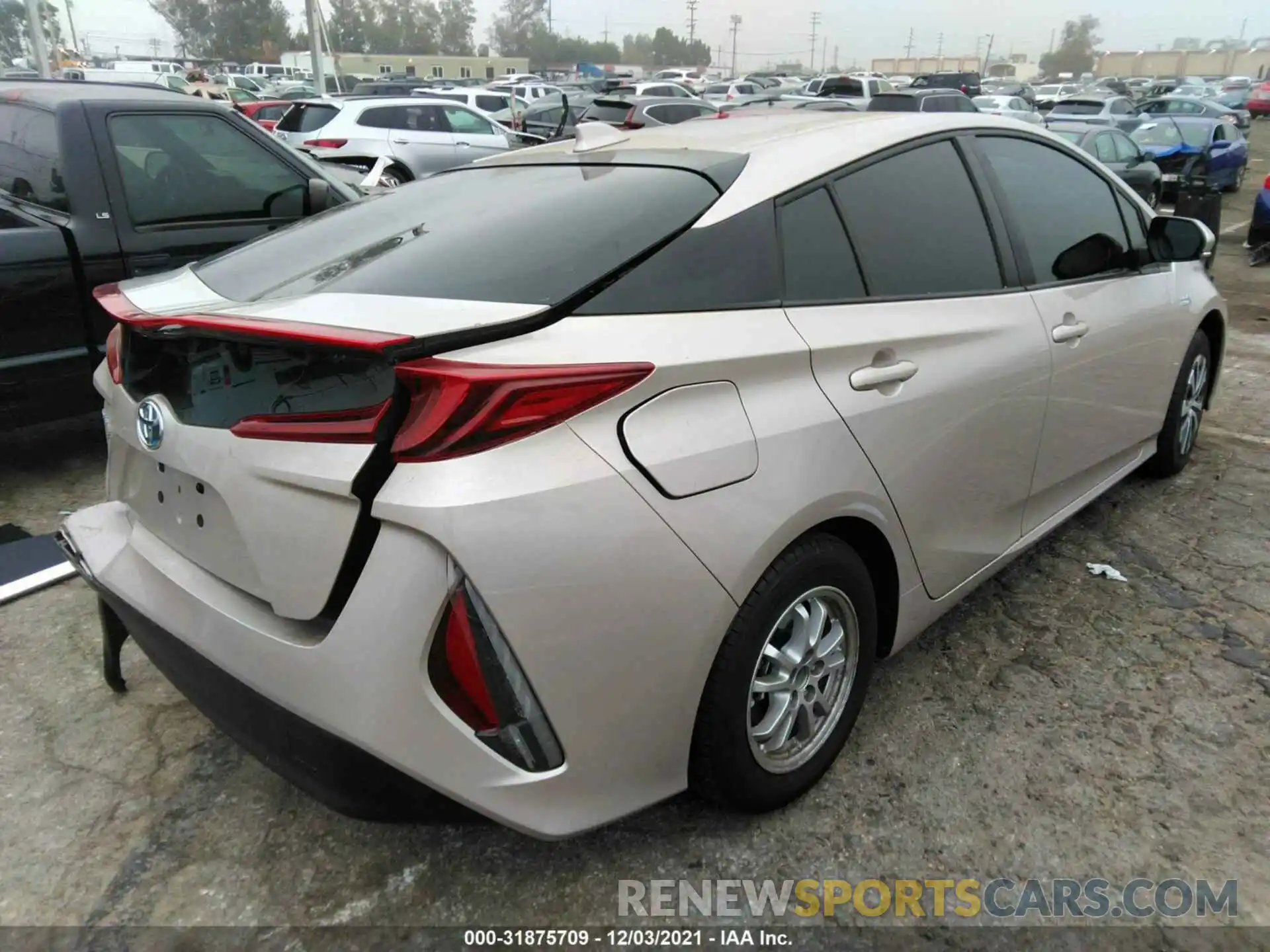 4 Photograph of a damaged car JTDKAMFP5M3172322 TOYOTA PRIUS PRIME 2021