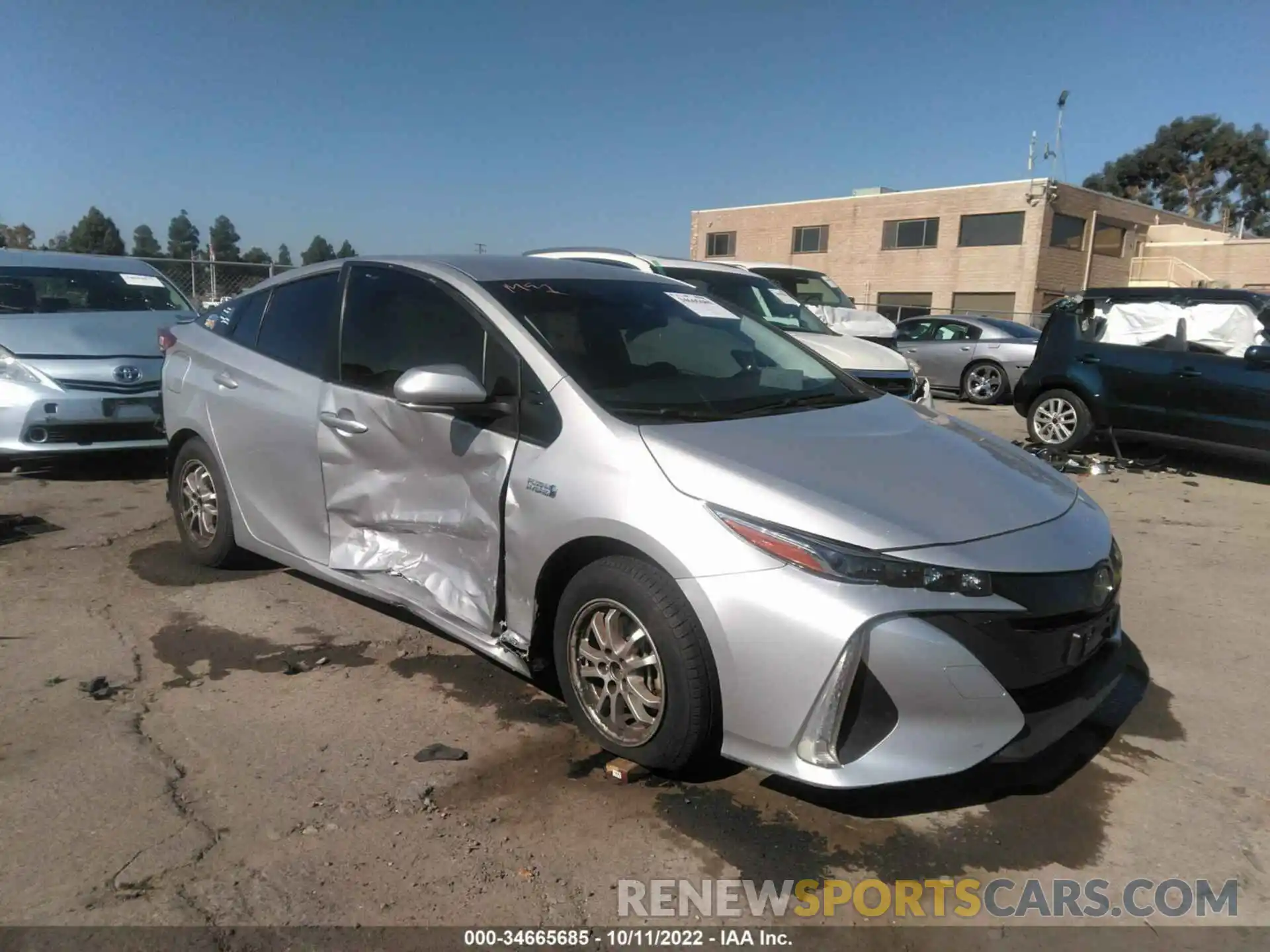 1 Photograph of a damaged car JTDKAMFP5M3172448 TOYOTA PRIUS PRIME 2021