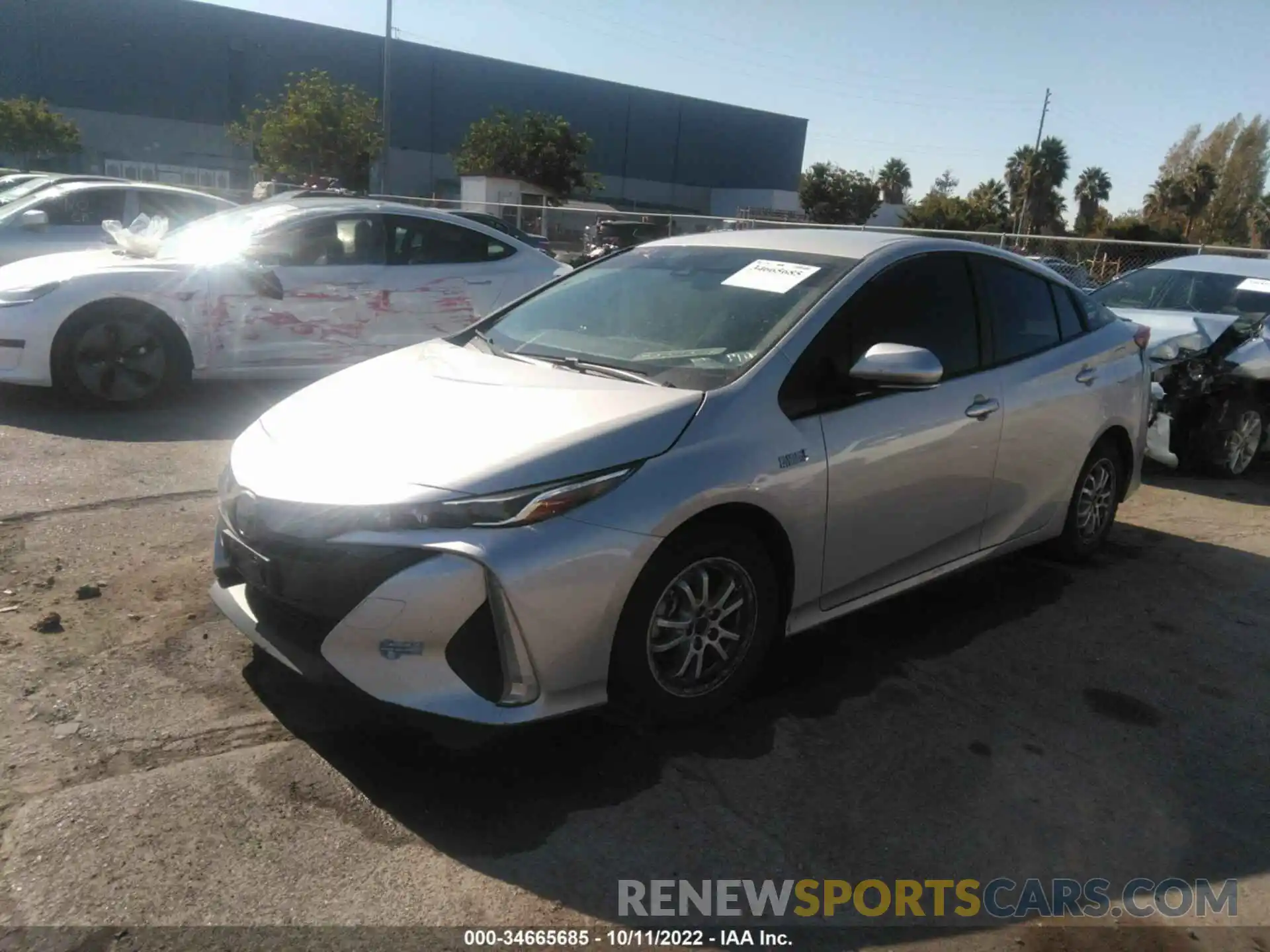 2 Photograph of a damaged car JTDKAMFP5M3172448 TOYOTA PRIUS PRIME 2021