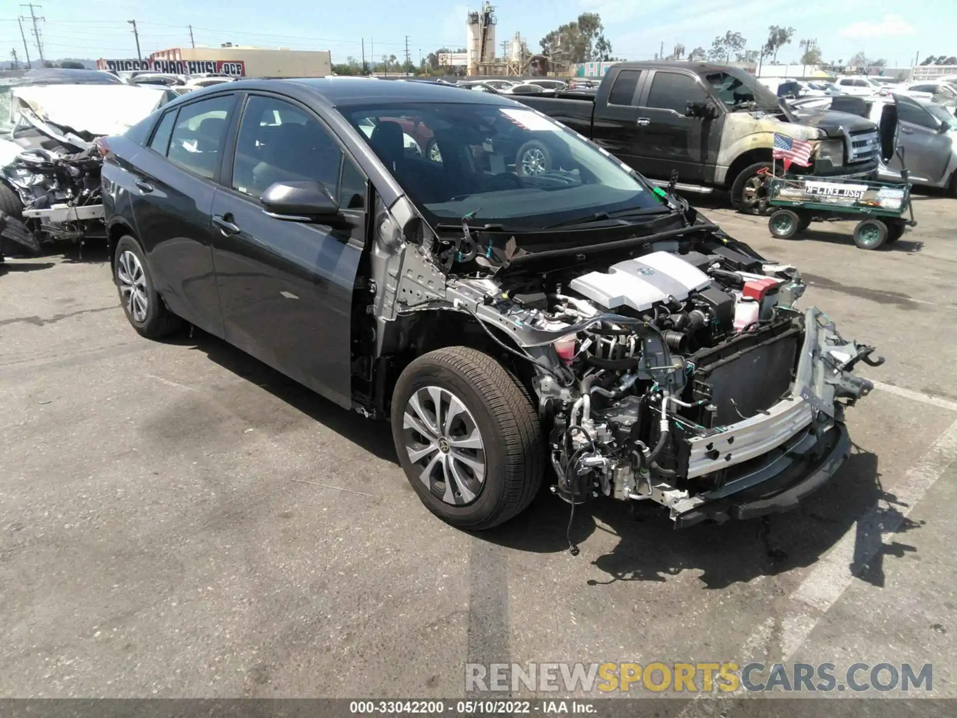 1 Photograph of a damaged car JTDKAMFP5M3176239 TOYOTA PRIUS PRIME 2021