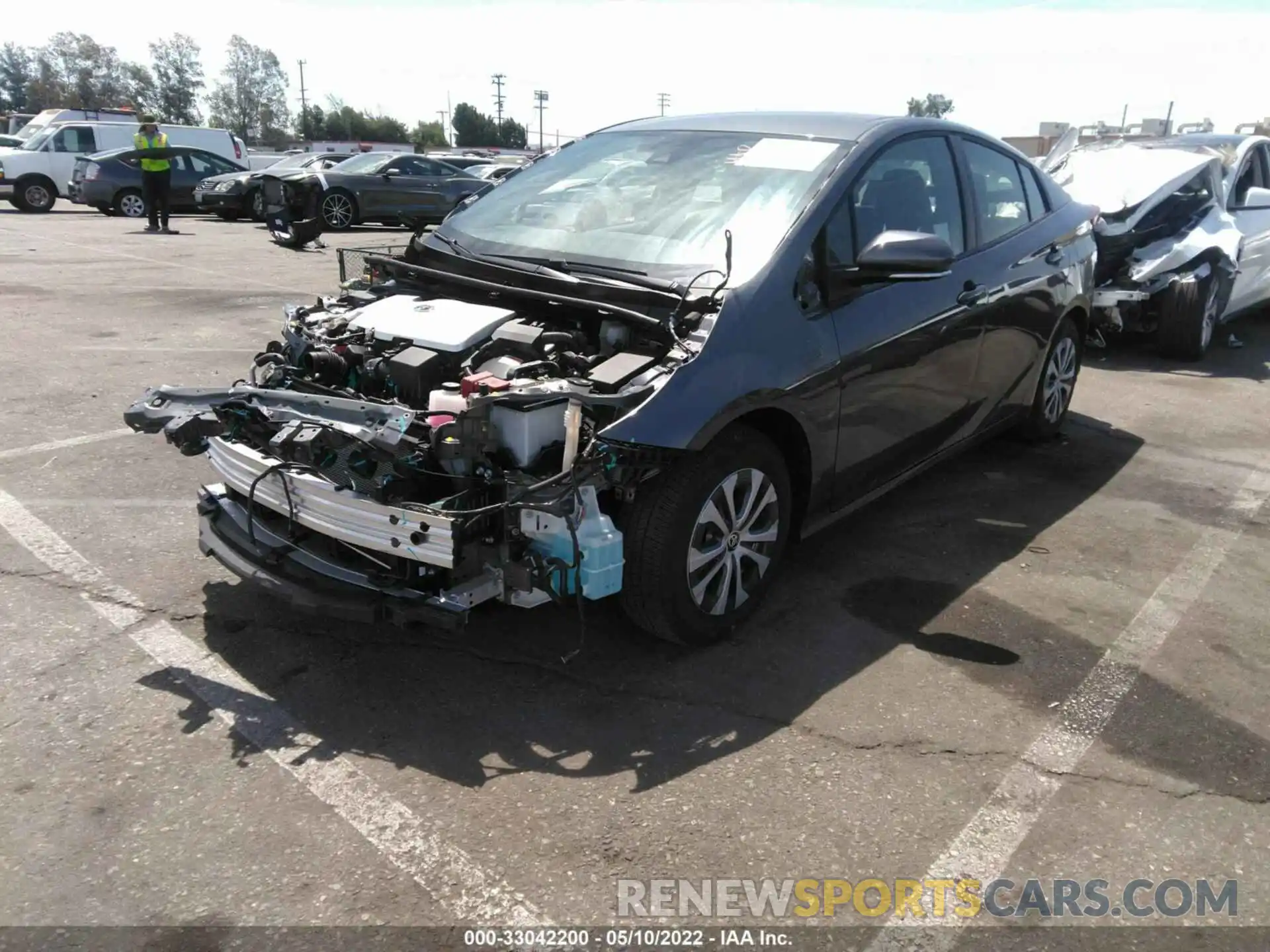 2 Photograph of a damaged car JTDKAMFP5M3176239 TOYOTA PRIUS PRIME 2021