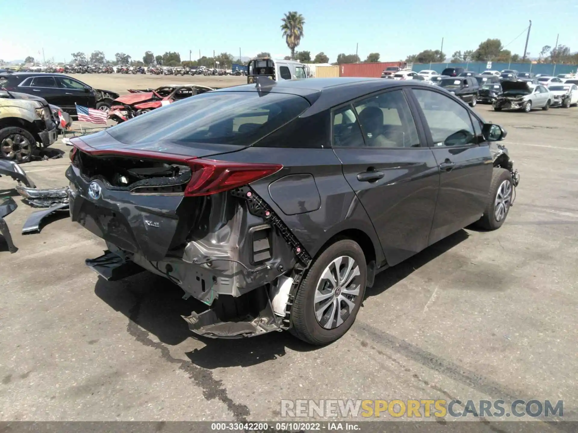 4 Photograph of a damaged car JTDKAMFP5M3176239 TOYOTA PRIUS PRIME 2021