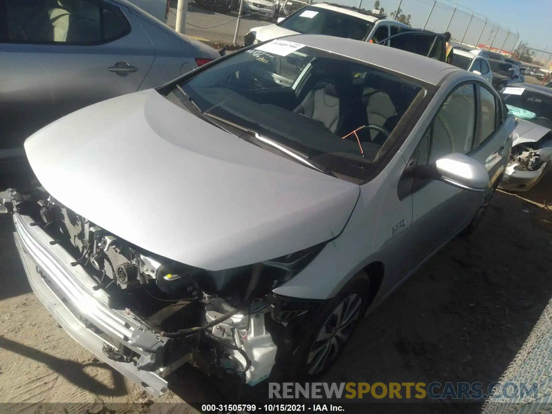 2 Photograph of a damaged car JTDKAMFP5M3177732 TOYOTA PRIUS PRIME 2021