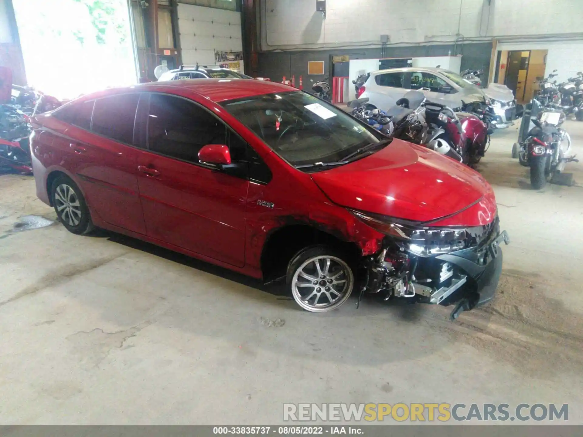 1 Photograph of a damaged car JTDKAMFP5M3181697 TOYOTA PRIUS PRIME 2021