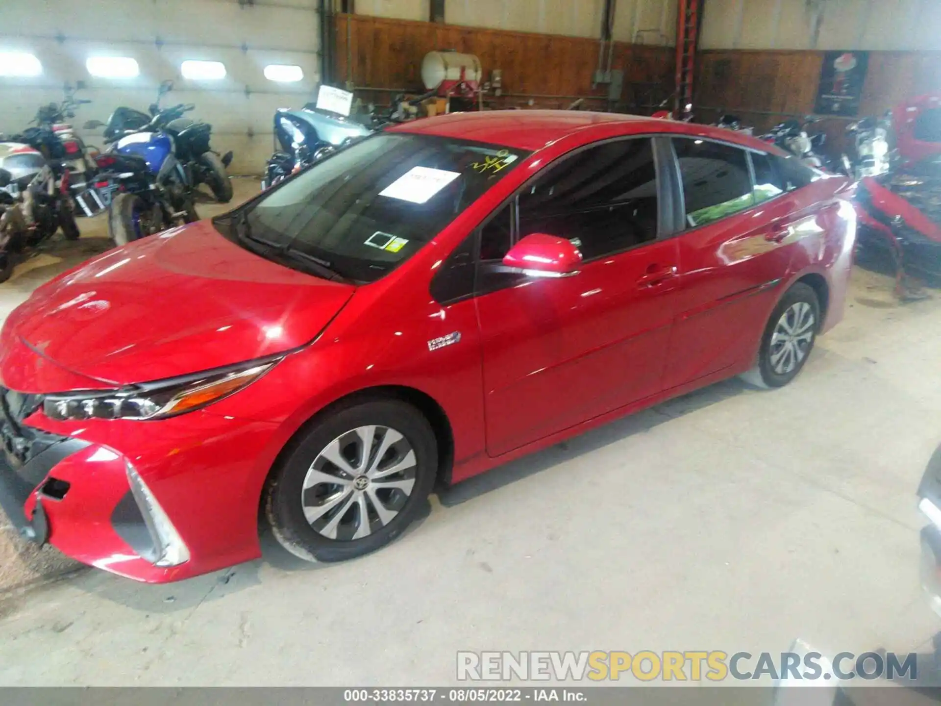 2 Photograph of a damaged car JTDKAMFP5M3181697 TOYOTA PRIUS PRIME 2021