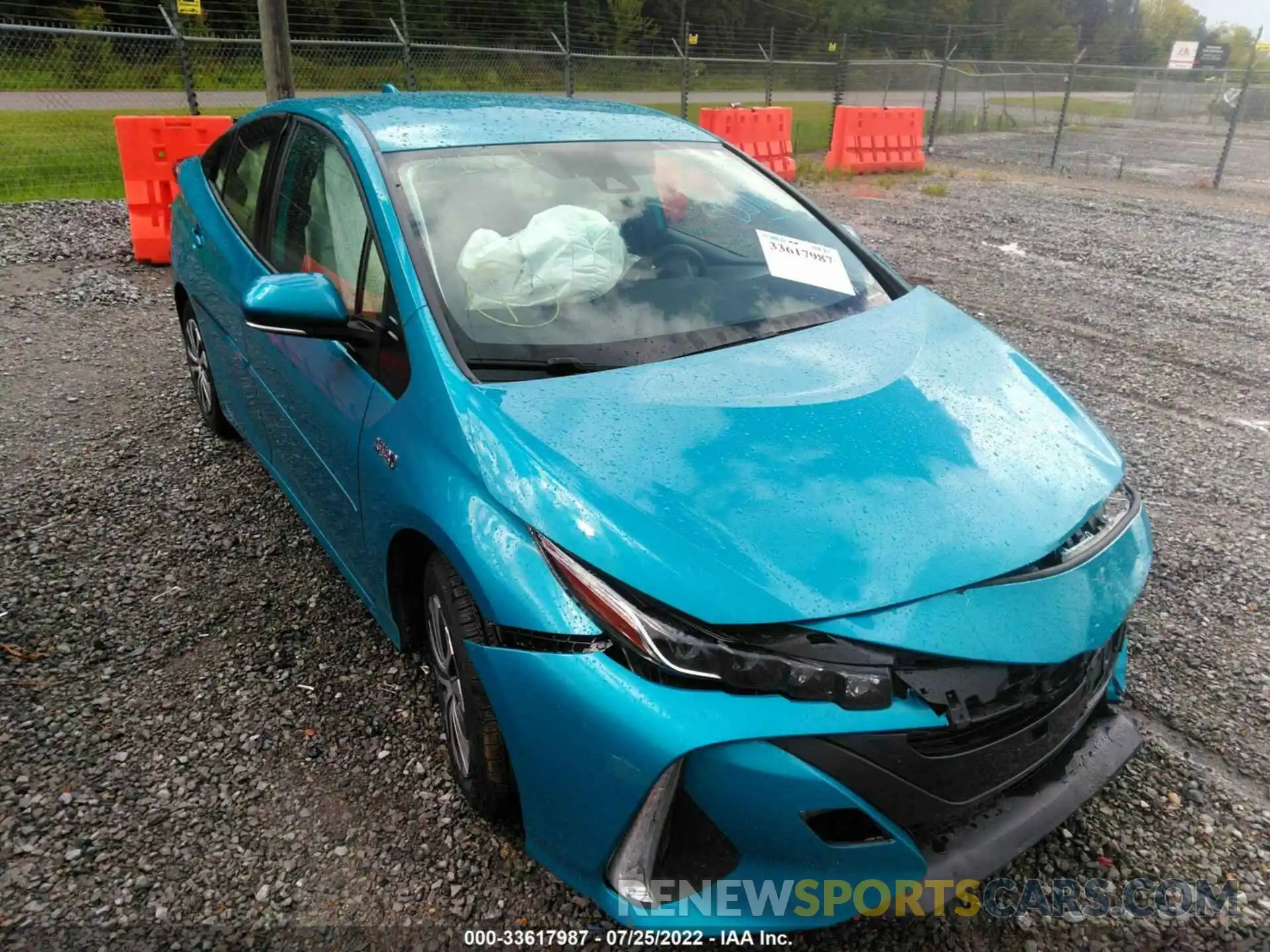 1 Photograph of a damaged car JTDKAMFP5M3187760 TOYOTA PRIUS PRIME 2021