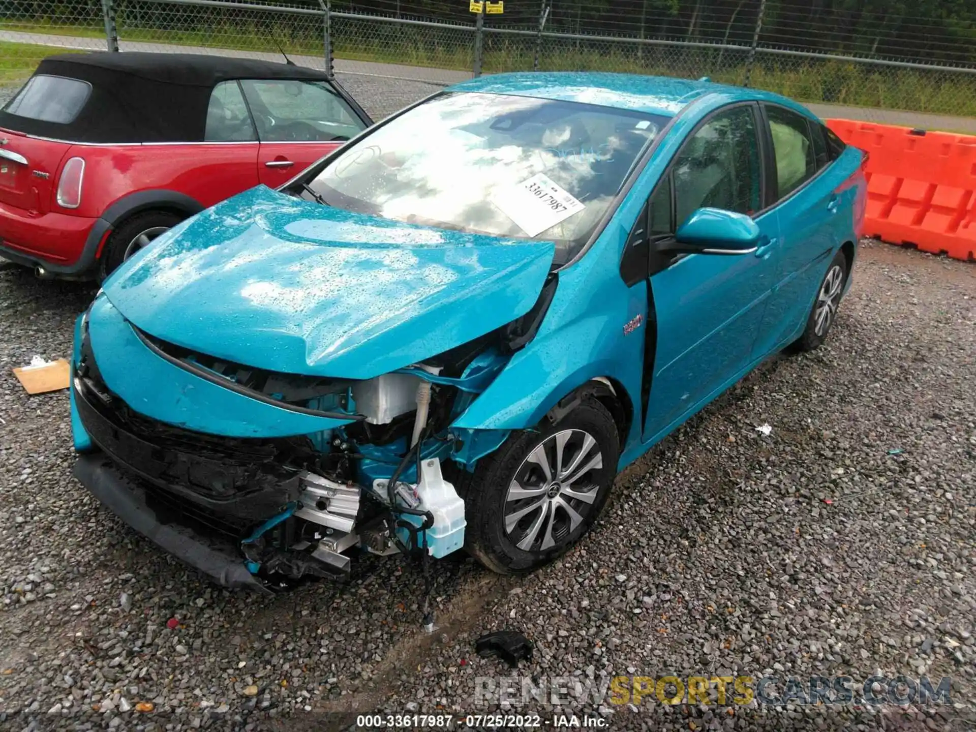 2 Photograph of a damaged car JTDKAMFP5M3187760 TOYOTA PRIUS PRIME 2021