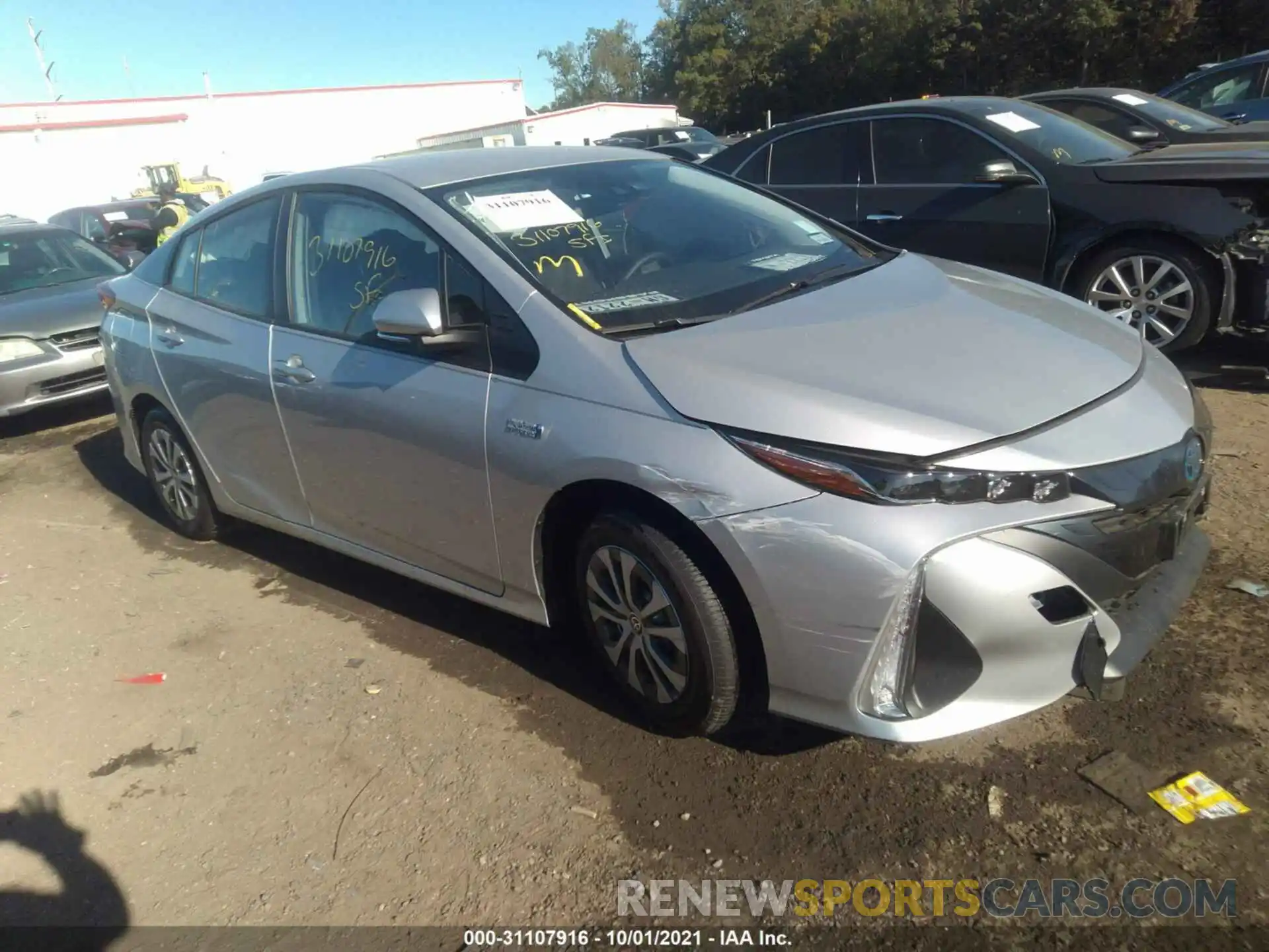 1 Photograph of a damaged car JTDKAMFP5M3192456 TOYOTA PRIUS PRIME 2021