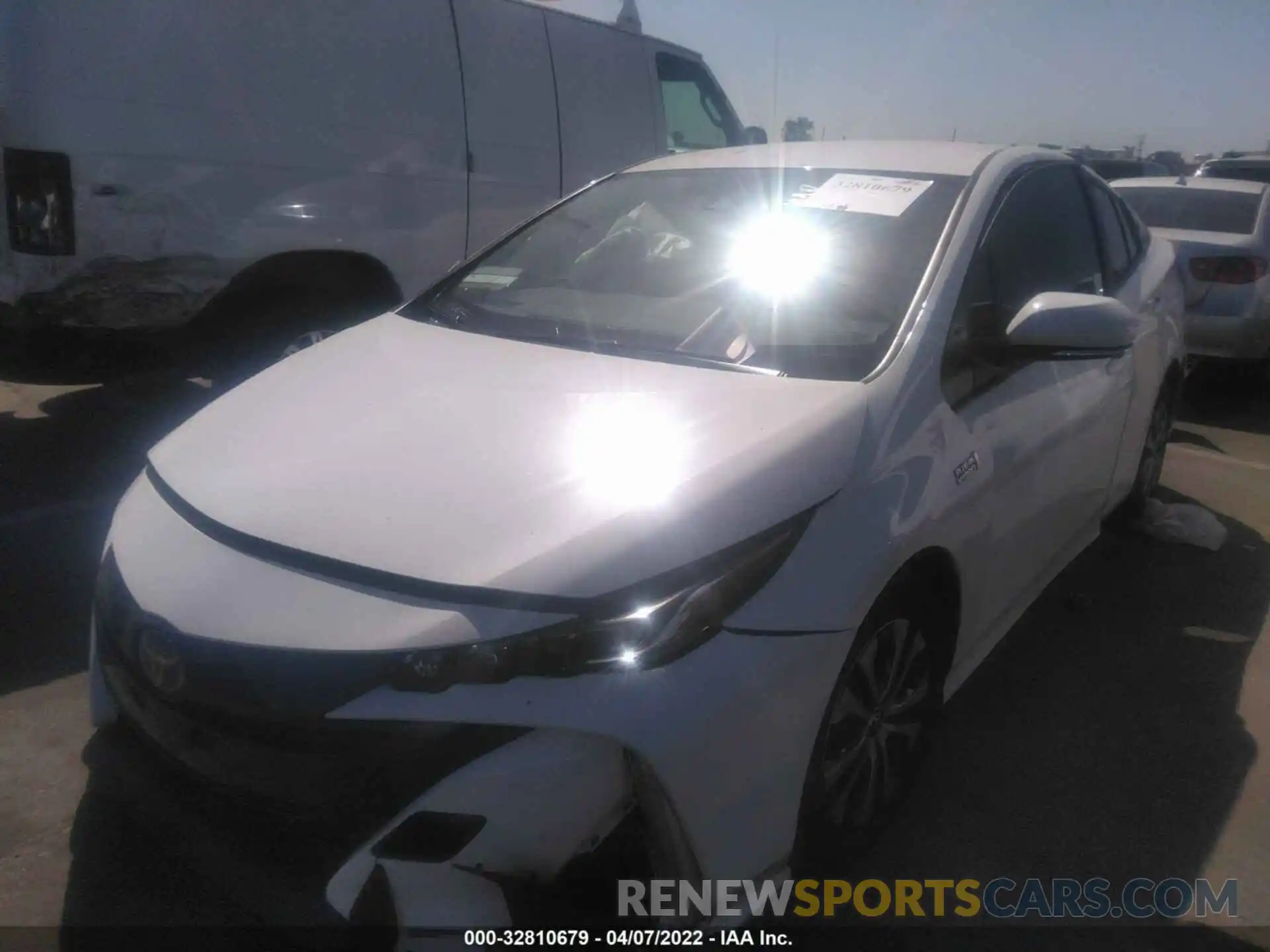 2 Photograph of a damaged car JTDKAMFP5M3195373 TOYOTA PRIUS PRIME 2021