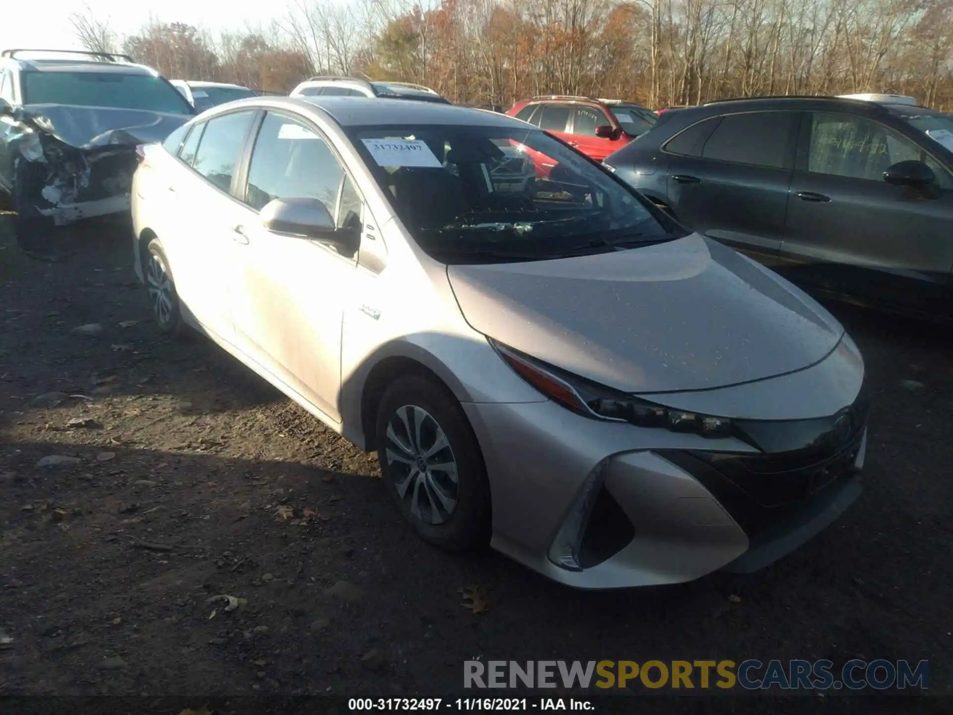 1 Photograph of a damaged car JTDKAMFP6M3173463 TOYOTA PRIUS PRIME 2021