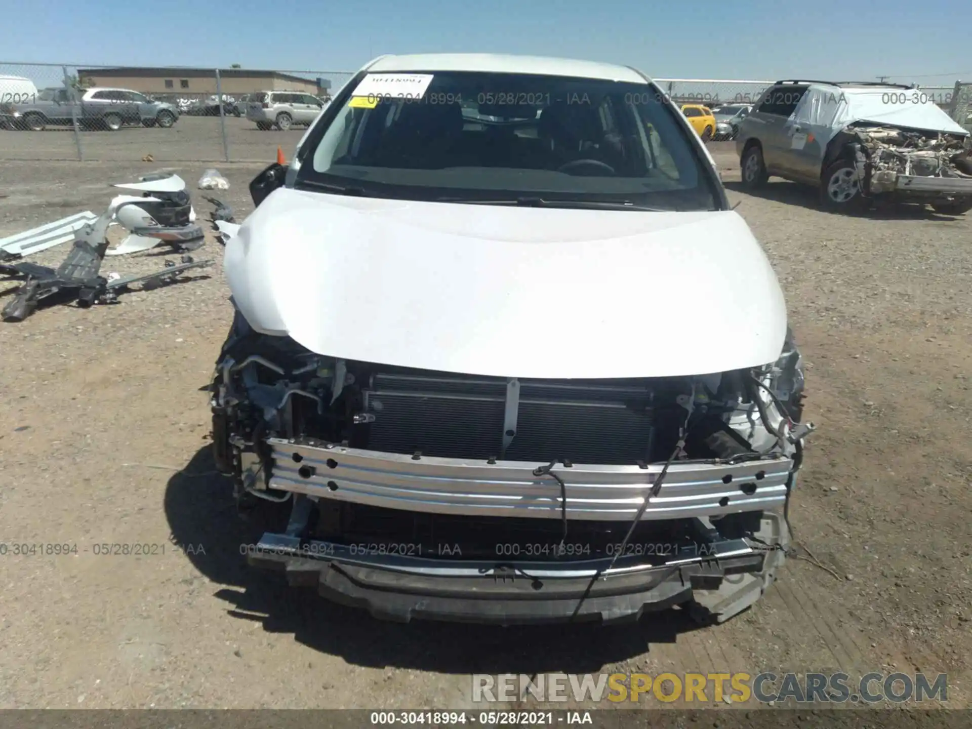 6 Photograph of a damaged car JTDKAMFP6M3175990 TOYOTA PRIUS PRIME 2021