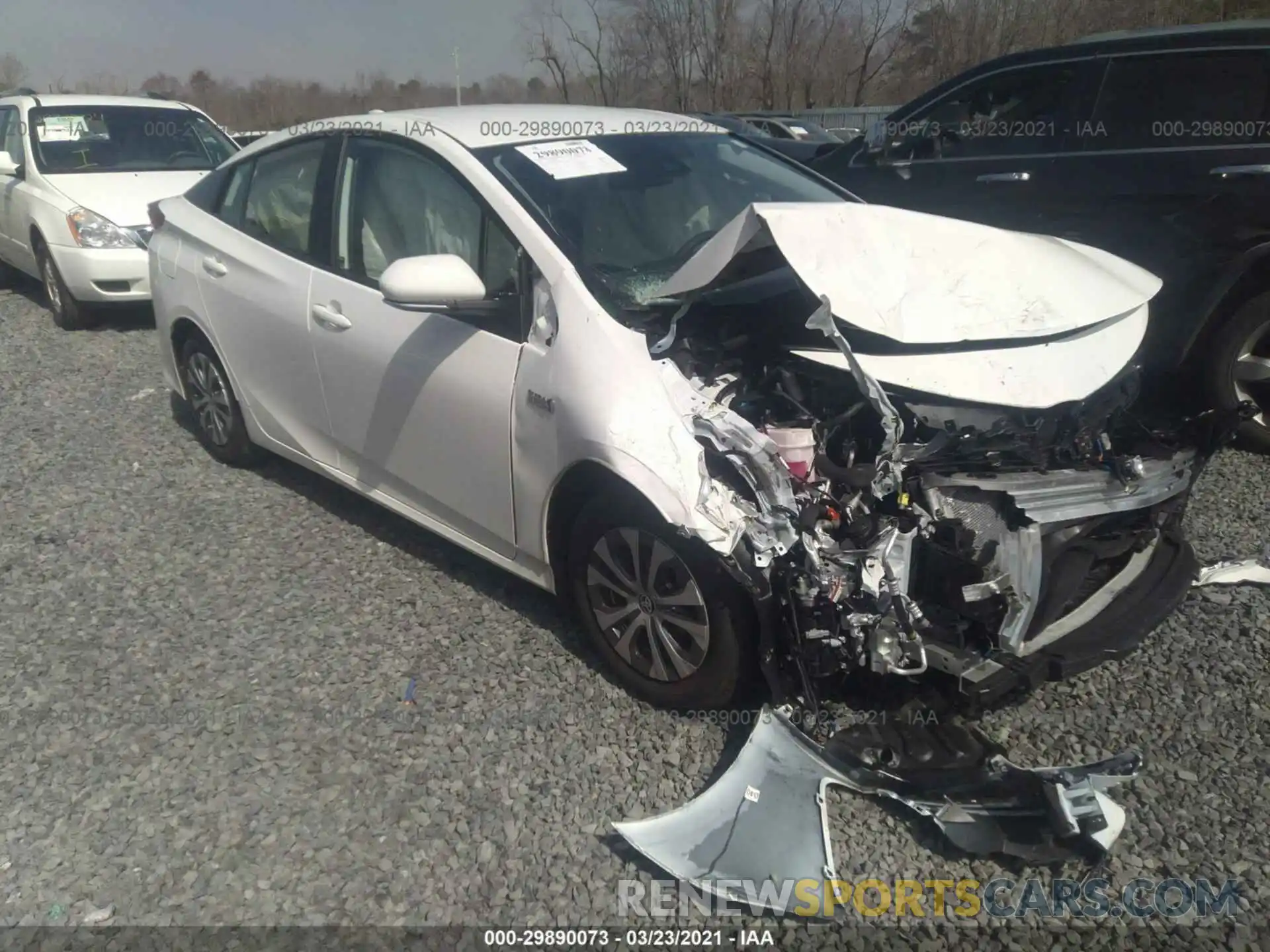 1 Photograph of a damaged car JTDKAMFP6M3176203 TOYOTA PRIUS PRIME 2021