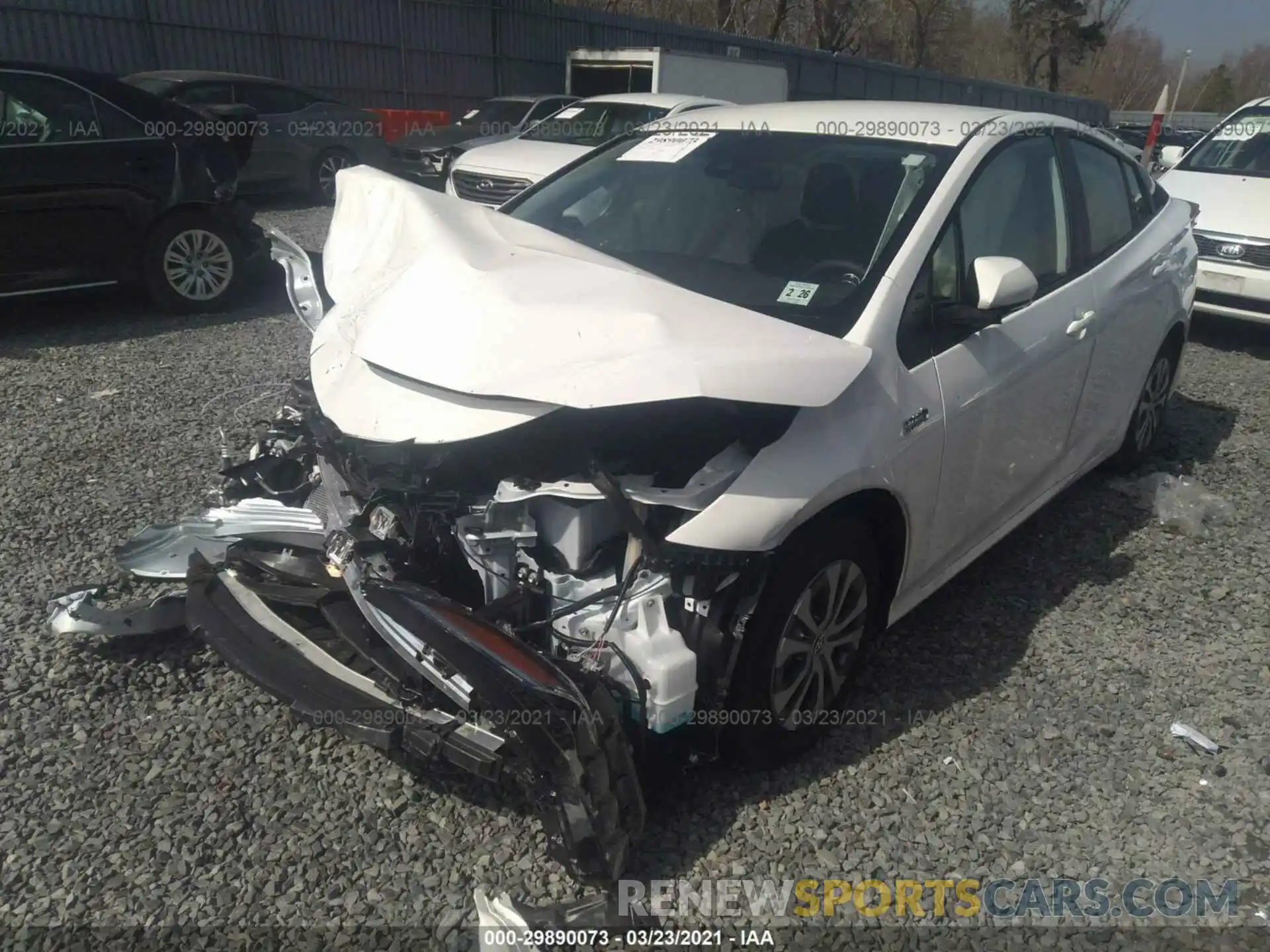 2 Photograph of a damaged car JTDKAMFP6M3176203 TOYOTA PRIUS PRIME 2021