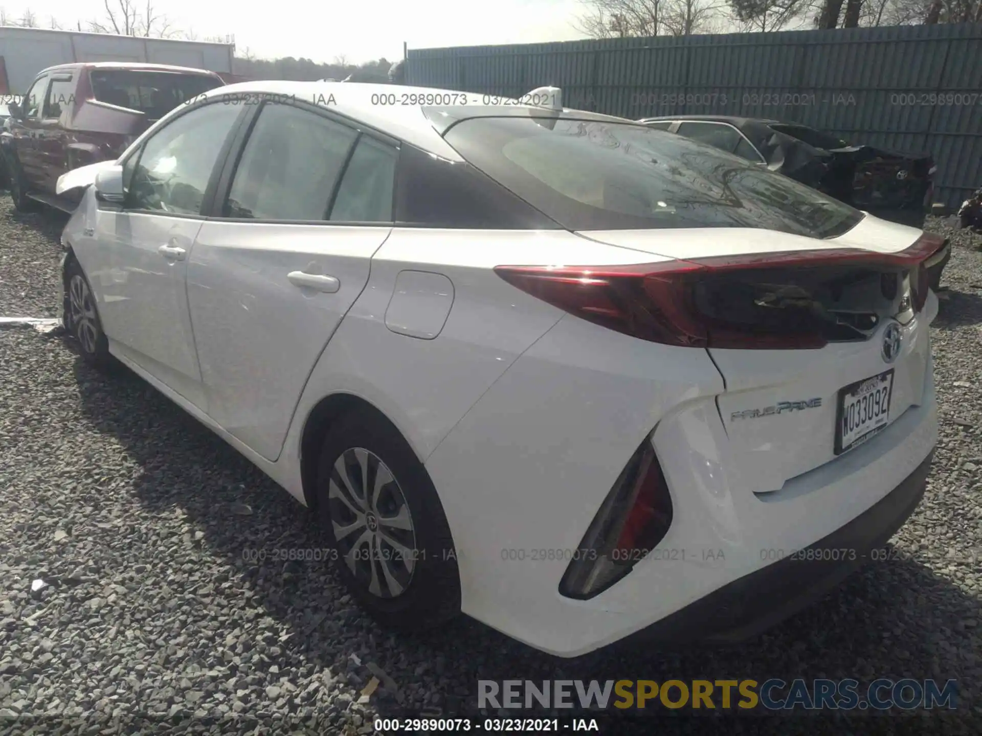 3 Photograph of a damaged car JTDKAMFP6M3176203 TOYOTA PRIUS PRIME 2021