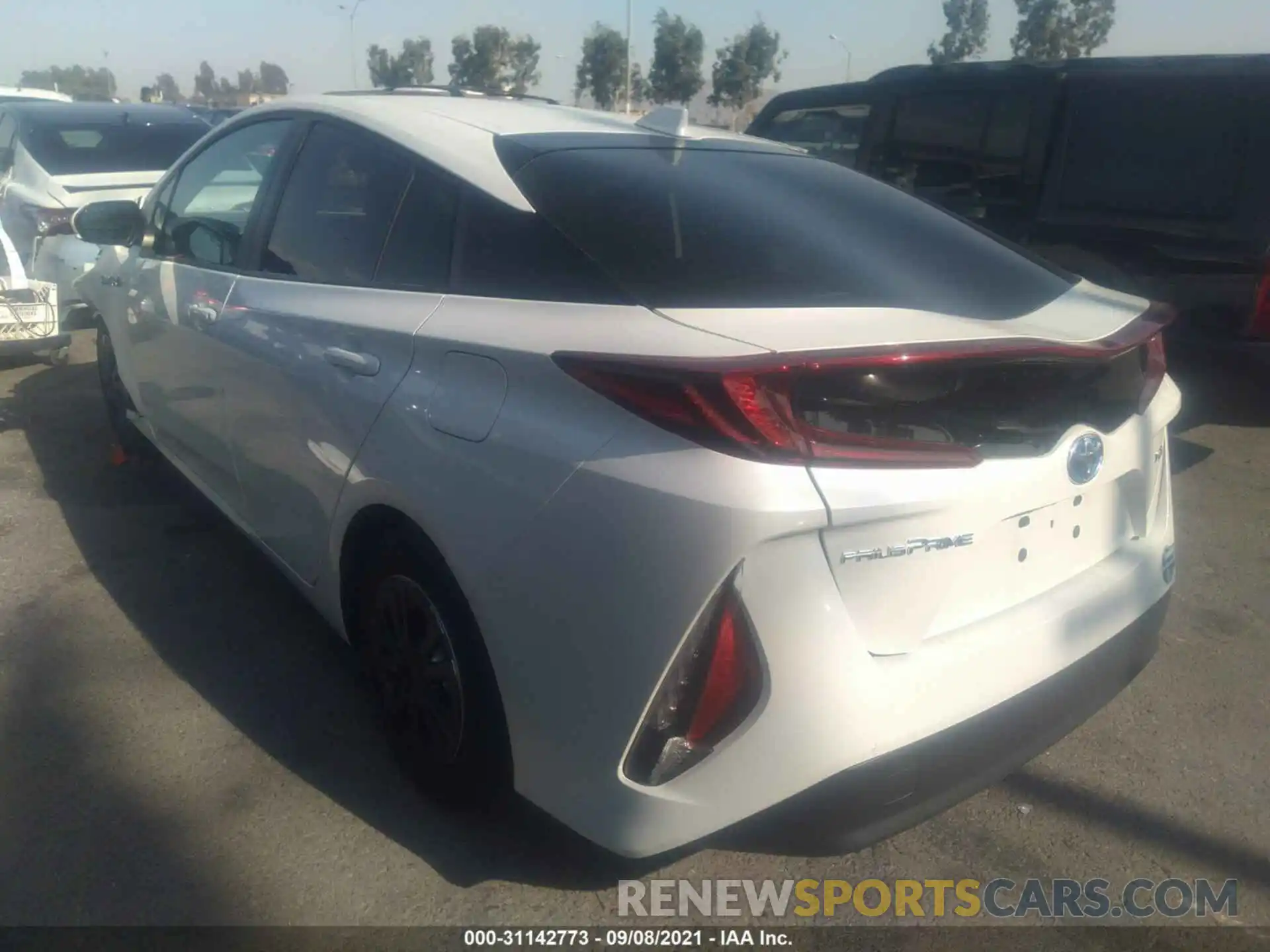 3 Photograph of a damaged car JTDKAMFP6M3183846 TOYOTA PRIUS PRIME 2021