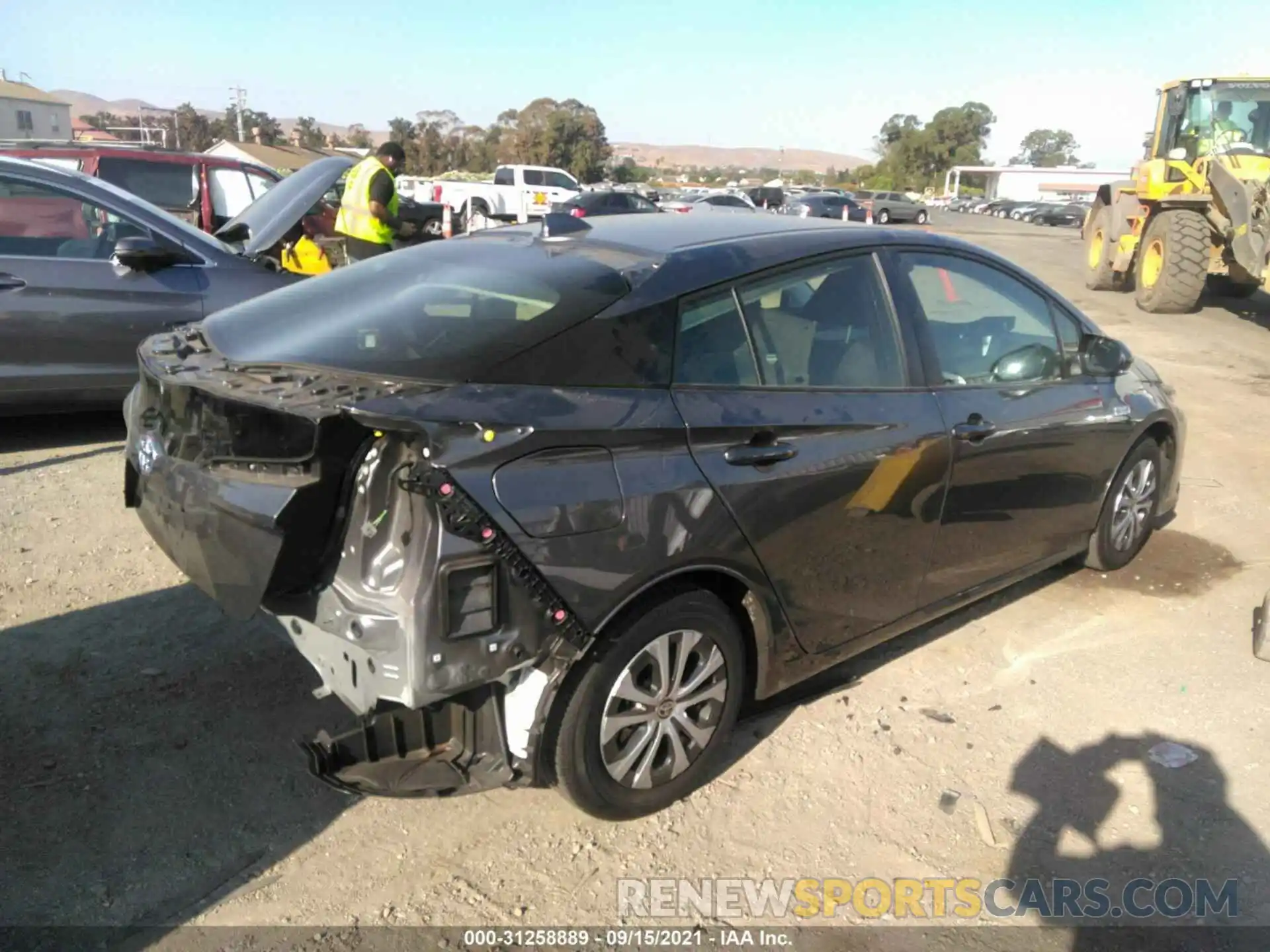 4 Photograph of a damaged car JTDKAMFP6M3187699 TOYOTA PRIUS PRIME 2021