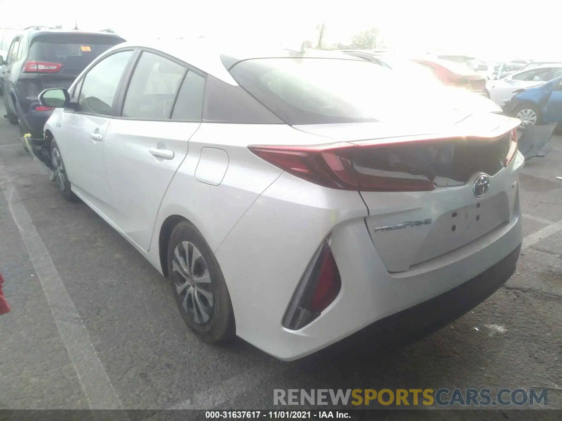 3 Photograph of a damaged car JTDKAMFP6M3191509 TOYOTA PRIUS PRIME 2021