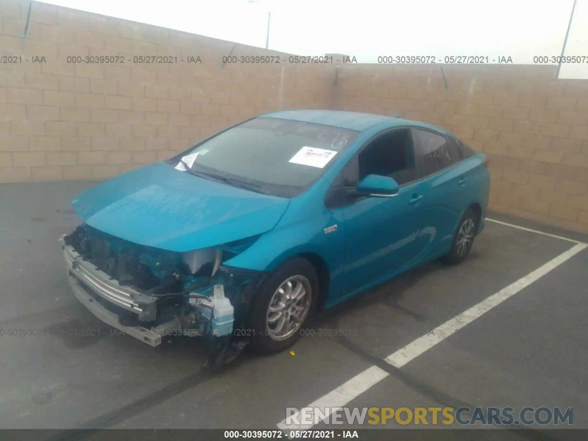 2 Photograph of a damaged car JTDKAMFP7M3168059 TOYOTA PRIUS PRIME 2021