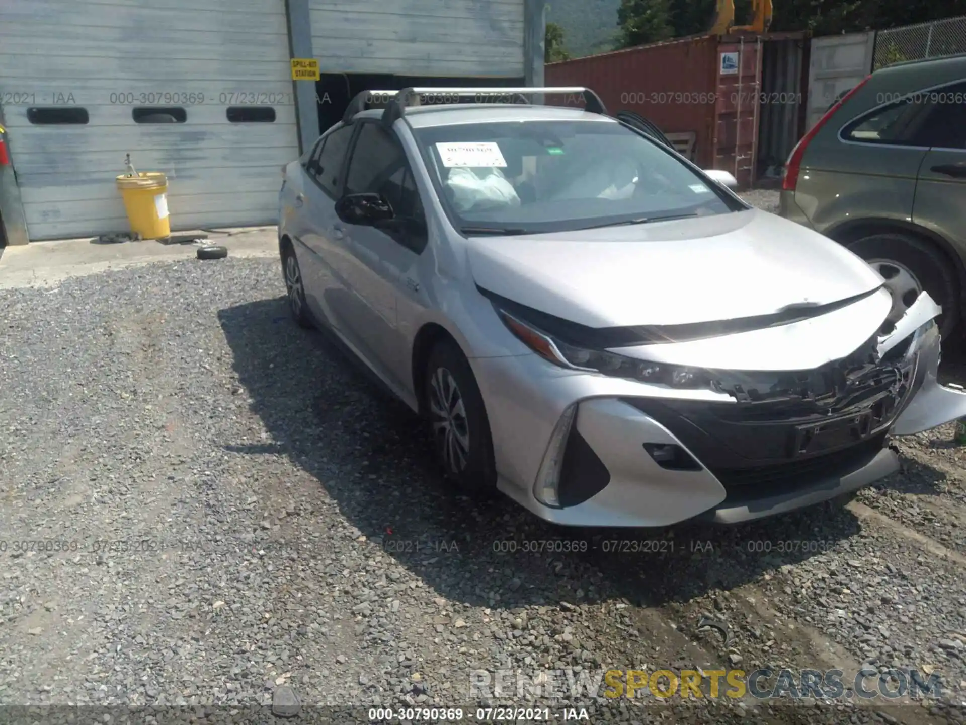 1 Photograph of a damaged car JTDKAMFP7M3173021 TOYOTA PRIUS PRIME 2021