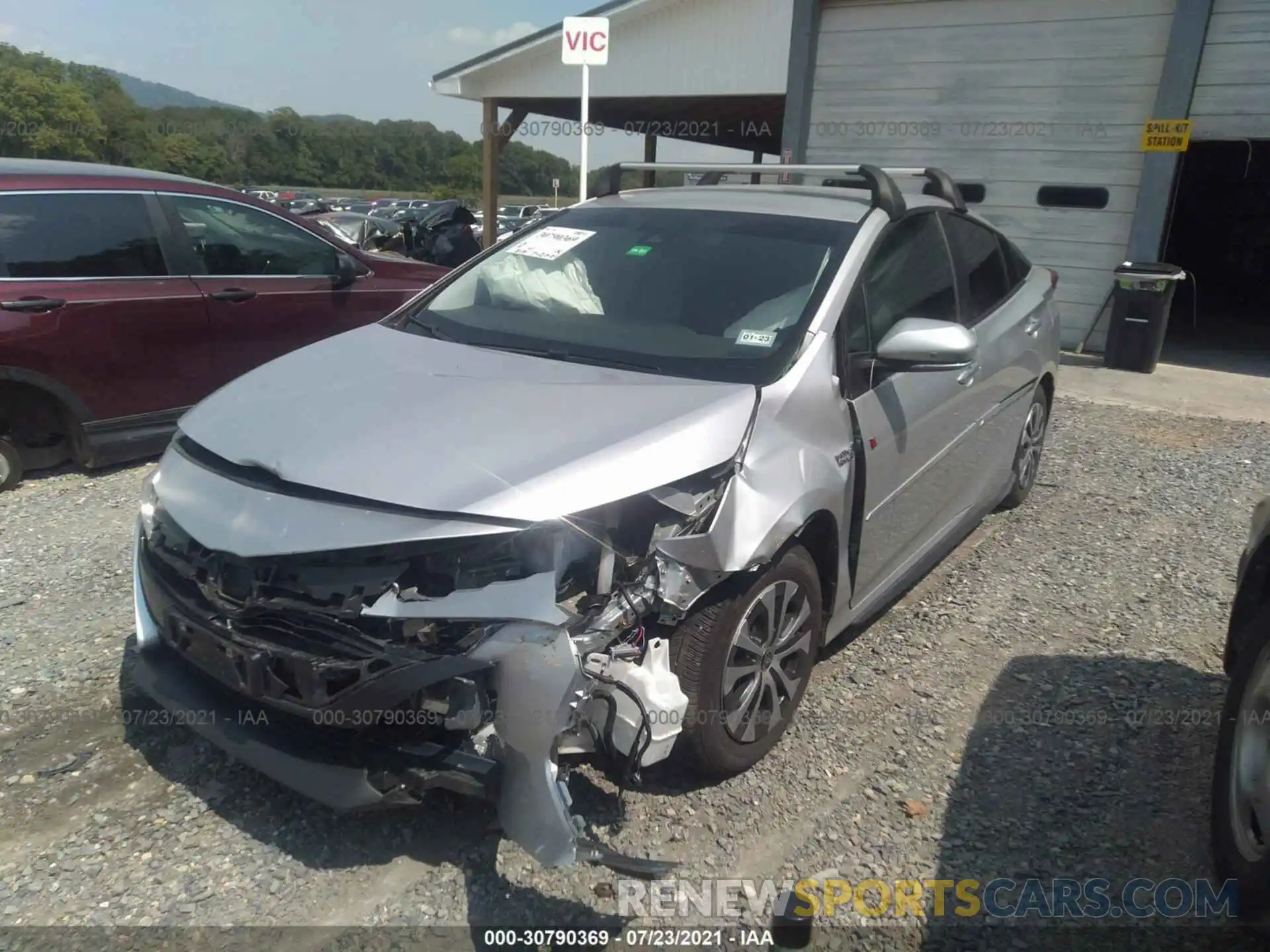 2 Photograph of a damaged car JTDKAMFP7M3173021 TOYOTA PRIUS PRIME 2021