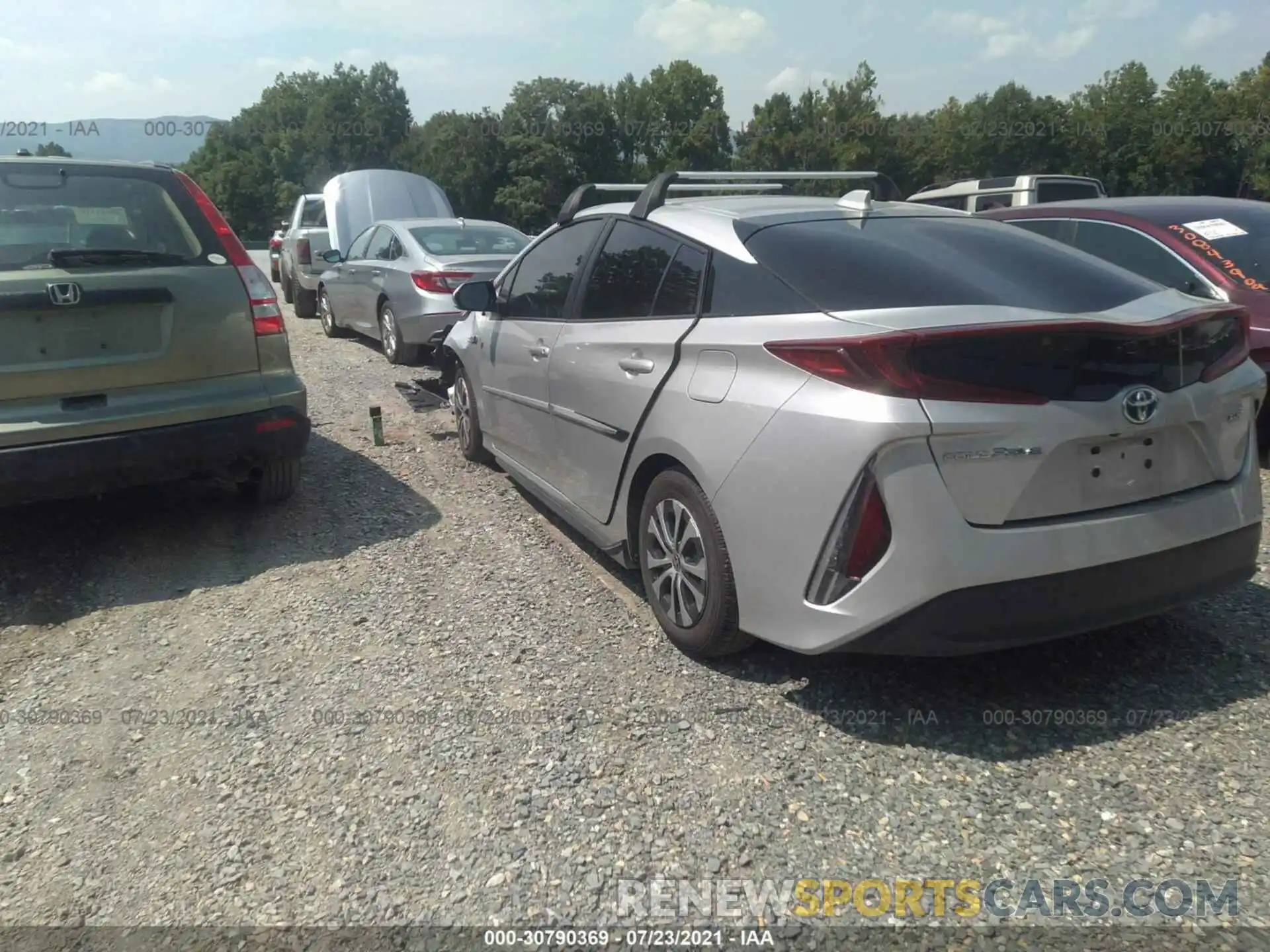 3 Photograph of a damaged car JTDKAMFP7M3173021 TOYOTA PRIUS PRIME 2021