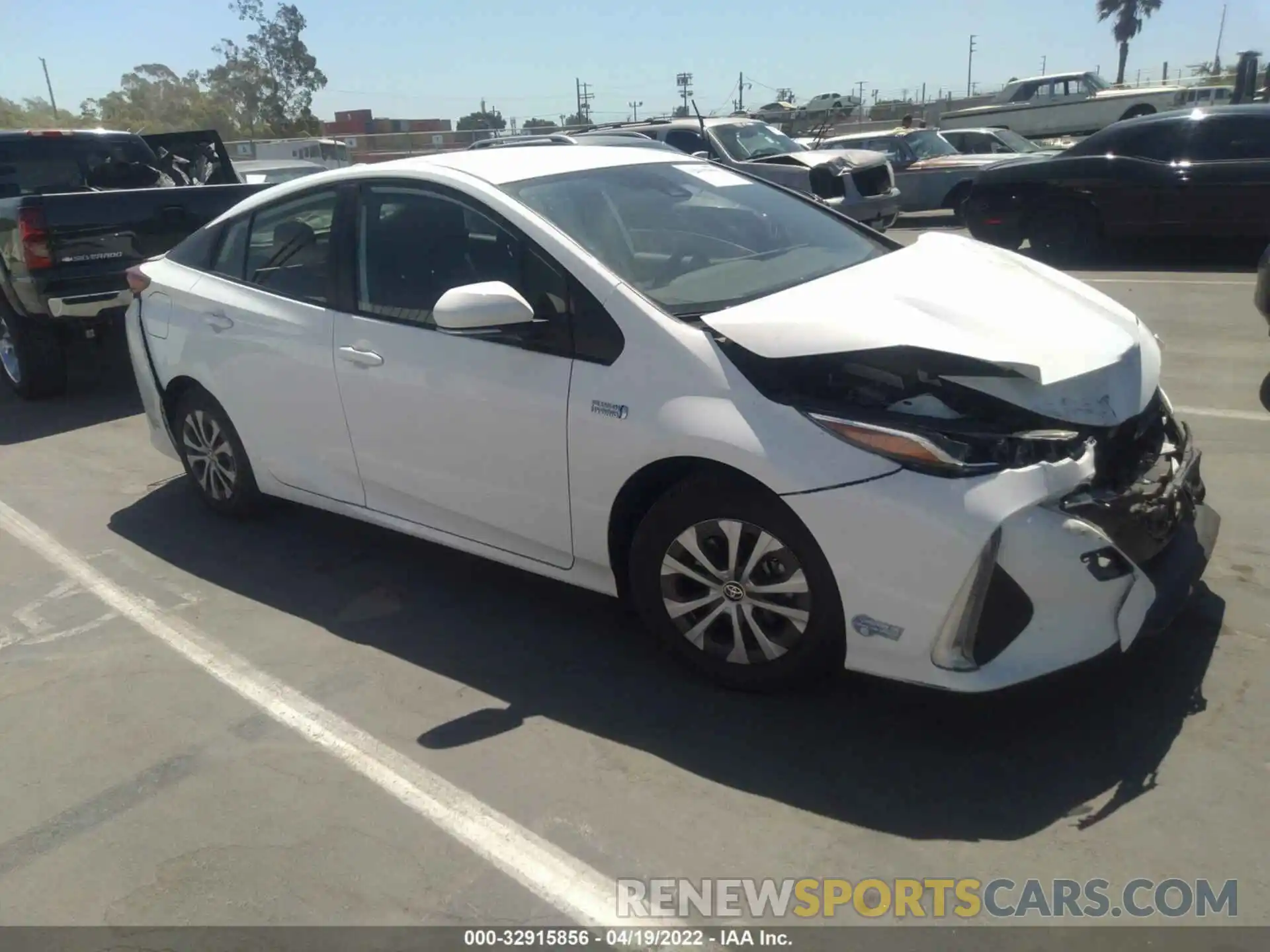 1 Photograph of a damaged car JTDKAMFP7M3176582 TOYOTA PRIUS PRIME 2021