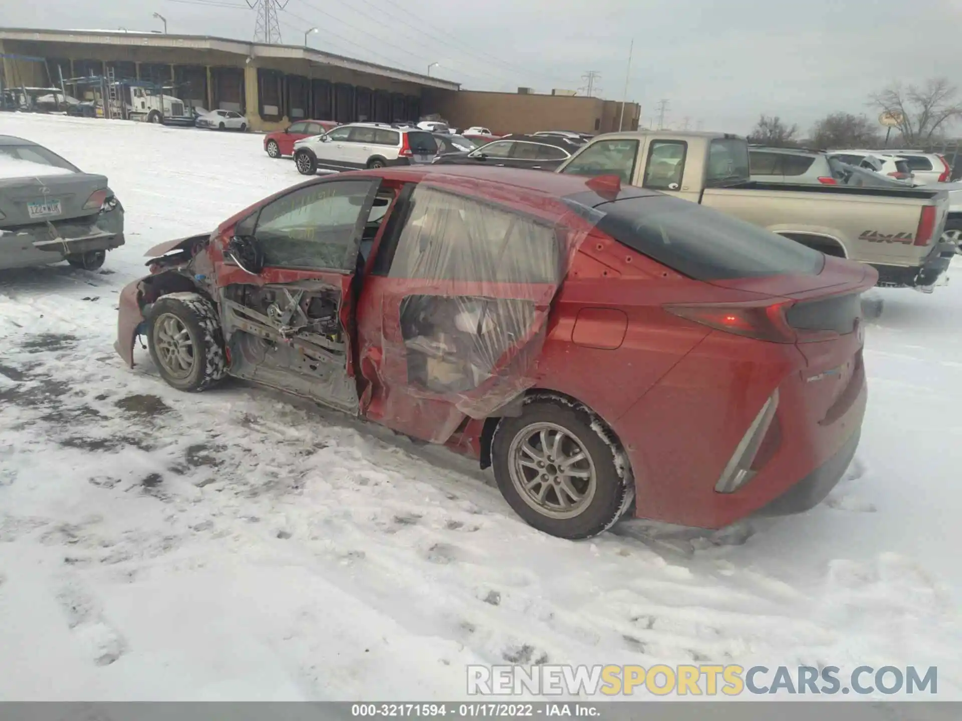 3 Photograph of a damaged car JTDKAMFP7M3182365 TOYOTA PRIUS PRIME 2021