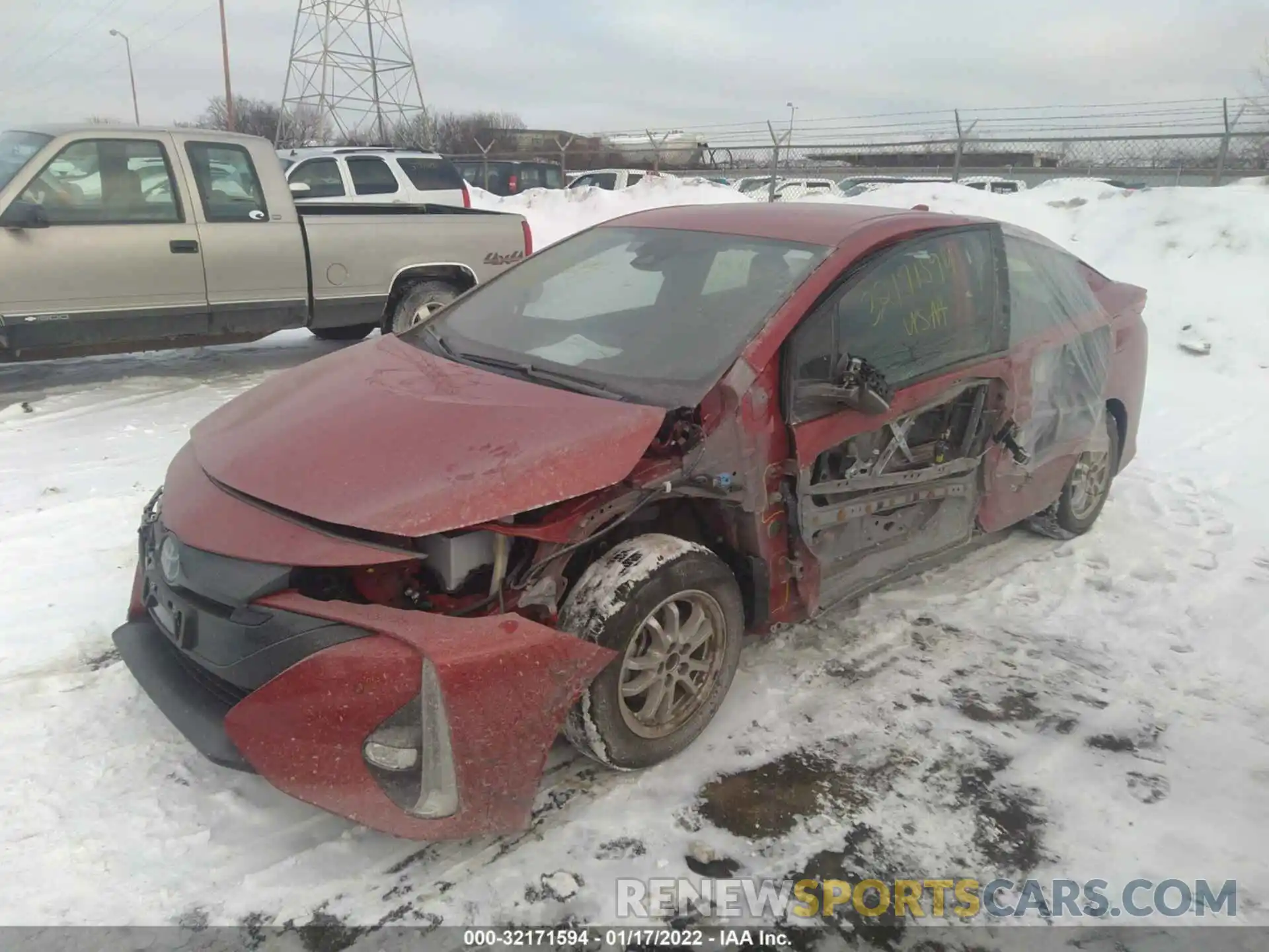 6 Photograph of a damaged car JTDKAMFP7M3182365 TOYOTA PRIUS PRIME 2021