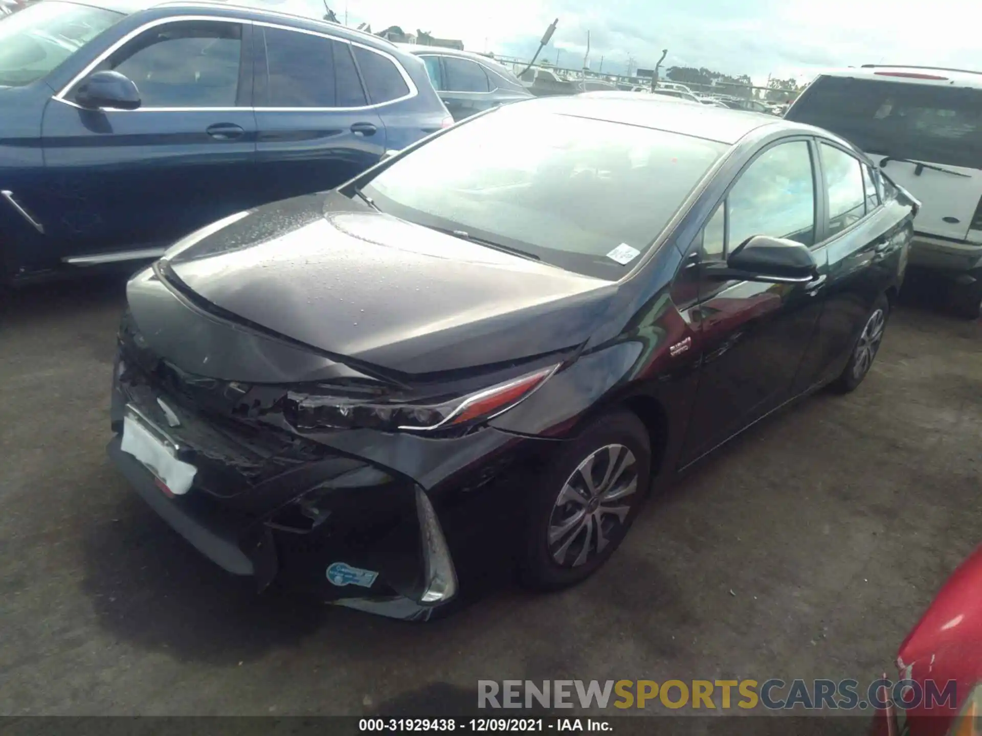 2 Photograph of a damaged car JTDKAMFP7M3191793 TOYOTA PRIUS PRIME 2021