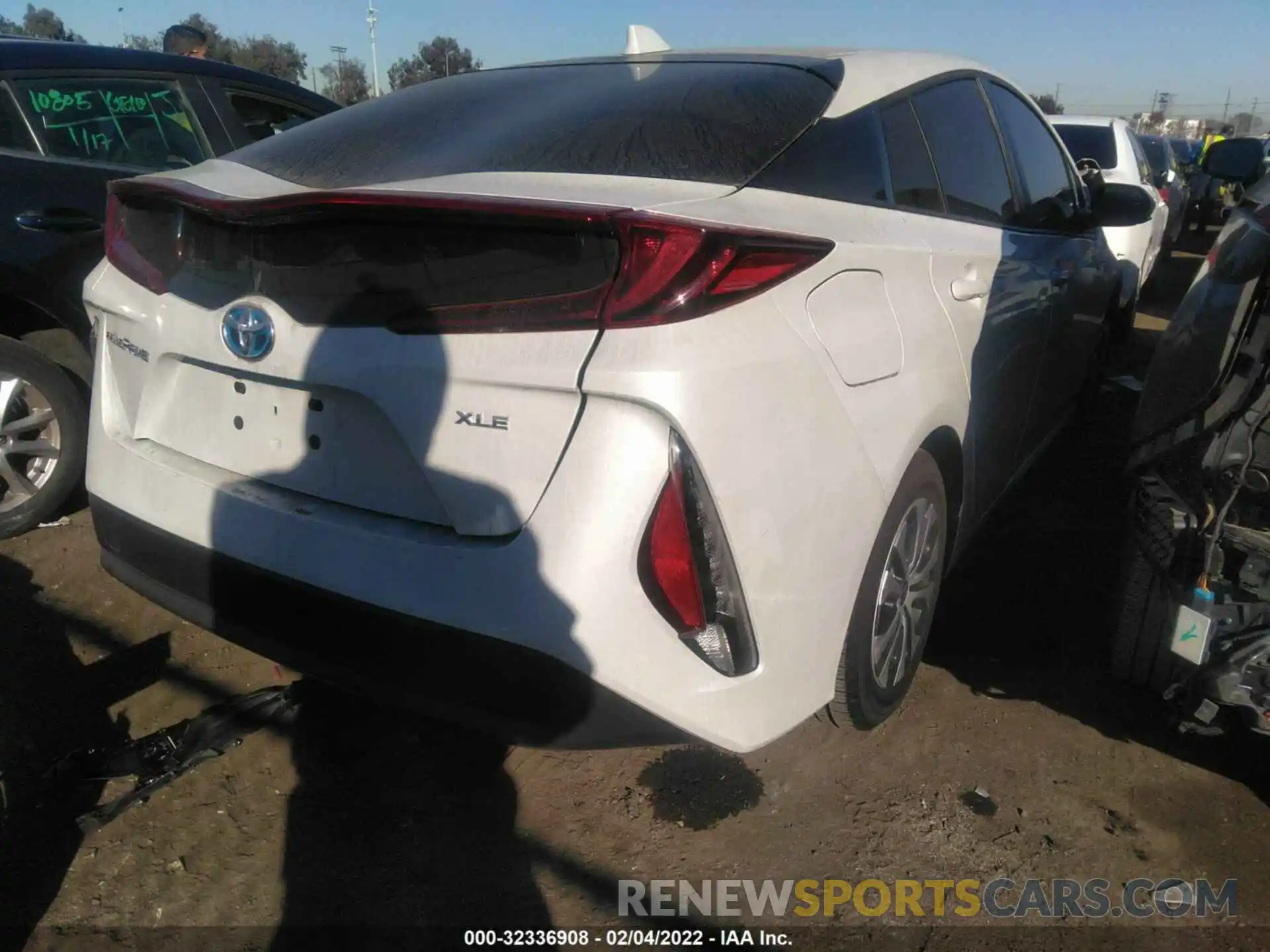 4 Photograph of a damaged car JTDKAMFP7M3194239 TOYOTA PRIUS PRIME 2021