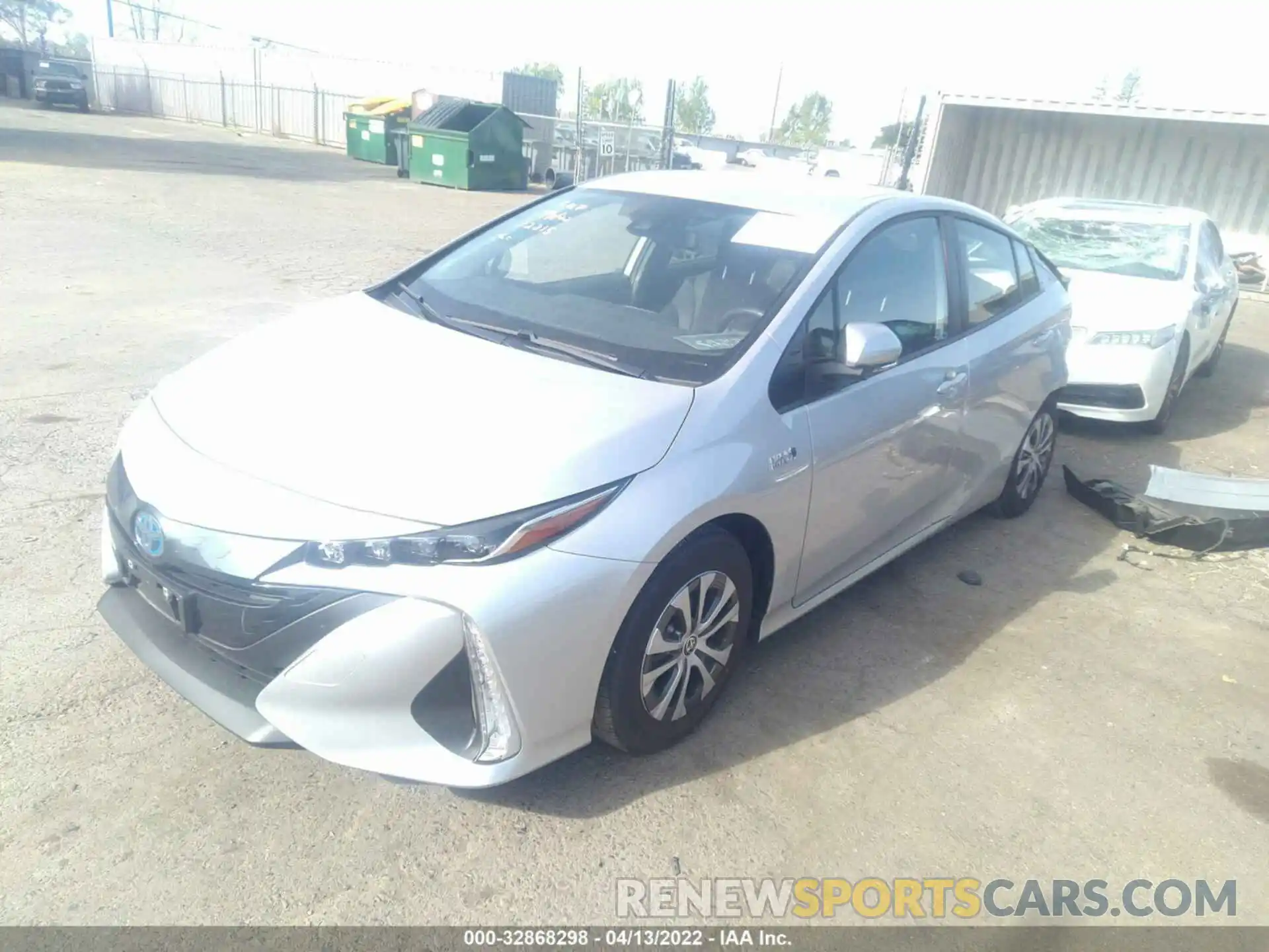 2 Photograph of a damaged car JTDKAMFP7M3194872 TOYOTA PRIUS PRIME 2021