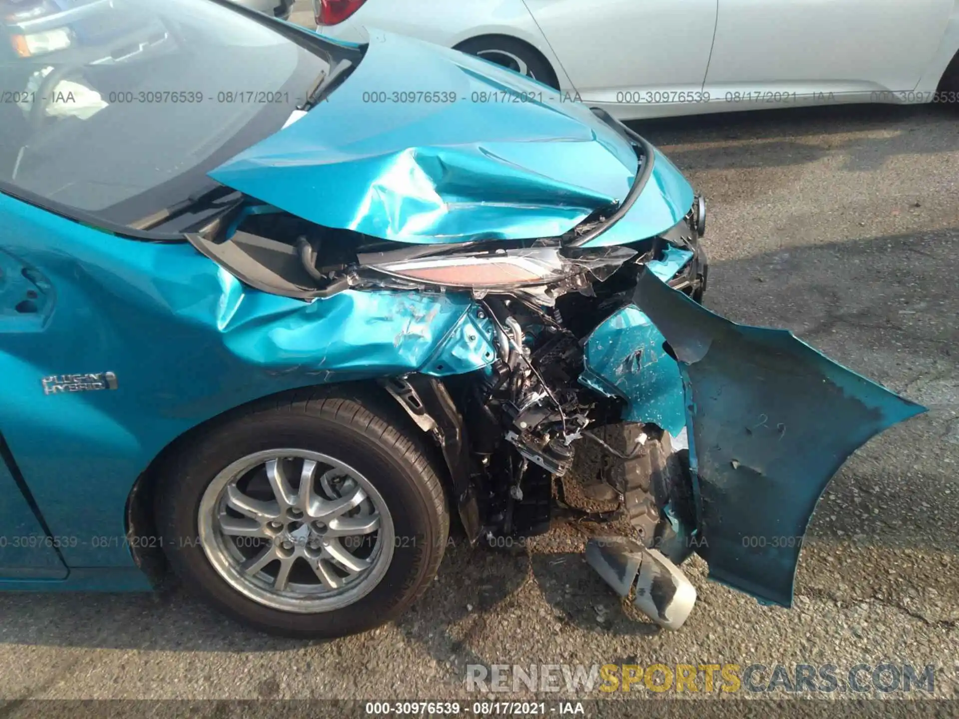 6 Photograph of a damaged car JTDKAMFP7M3195004 TOYOTA PRIUS PRIME 2021