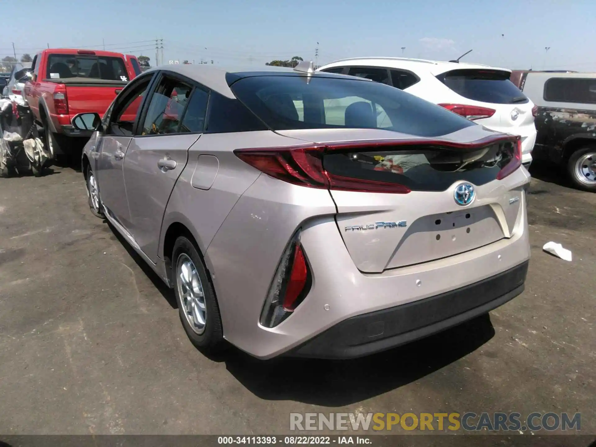 3 Photograph of a damaged car JTDKAMFP8M3165235 TOYOTA PRIUS PRIME 2021