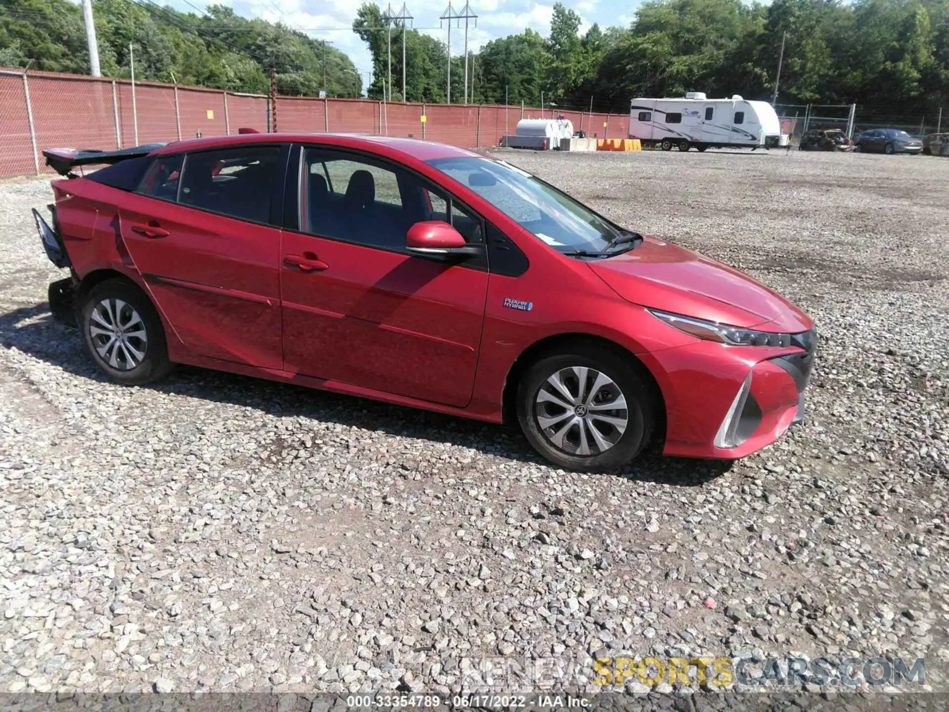 1 Photograph of a damaged car JTDKAMFP8M3171875 TOYOTA PRIUS PRIME 2021