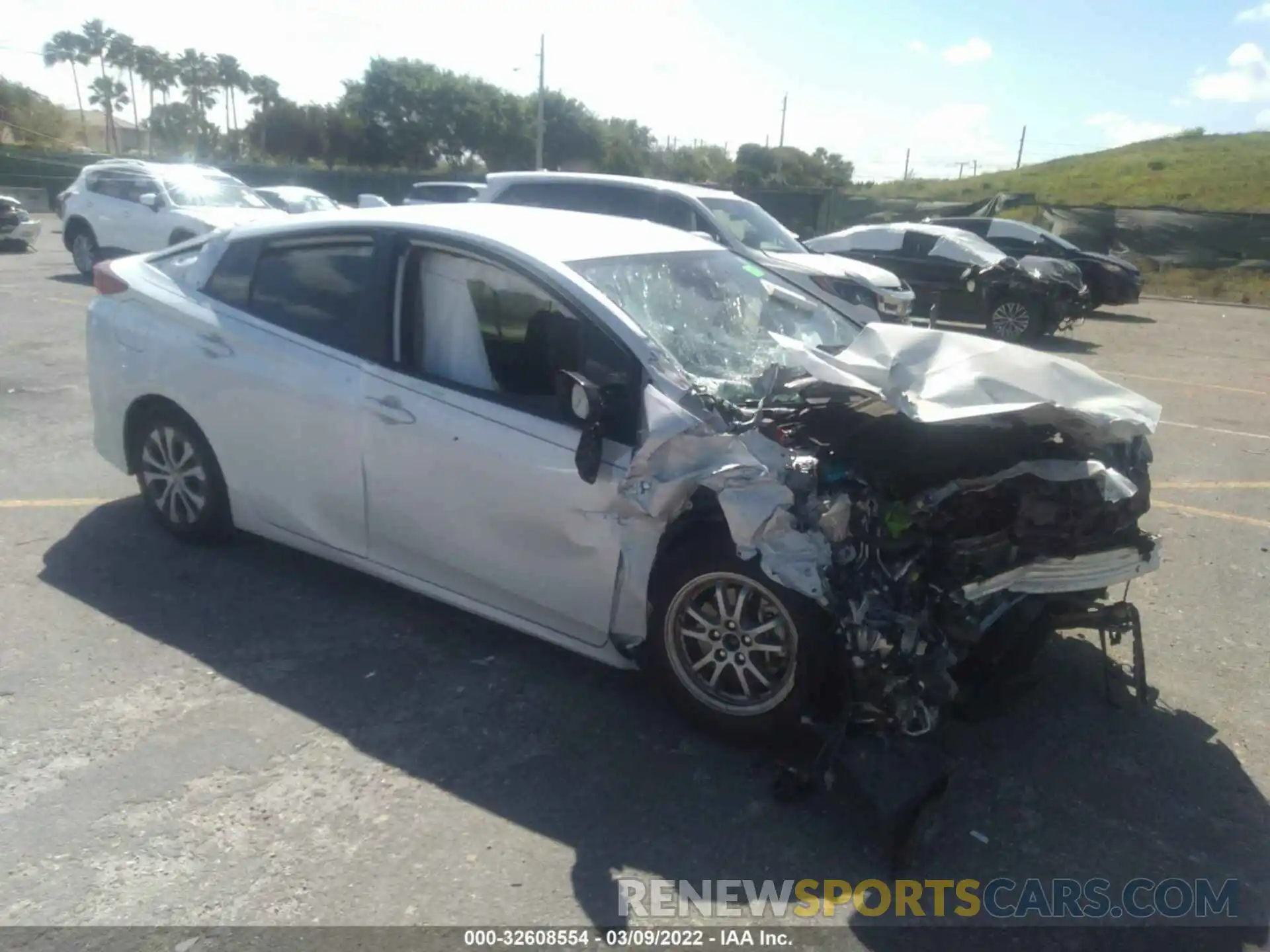 1 Photograph of a damaged car JTDKAMFP8M3173402 TOYOTA PRIUS PRIME 2021