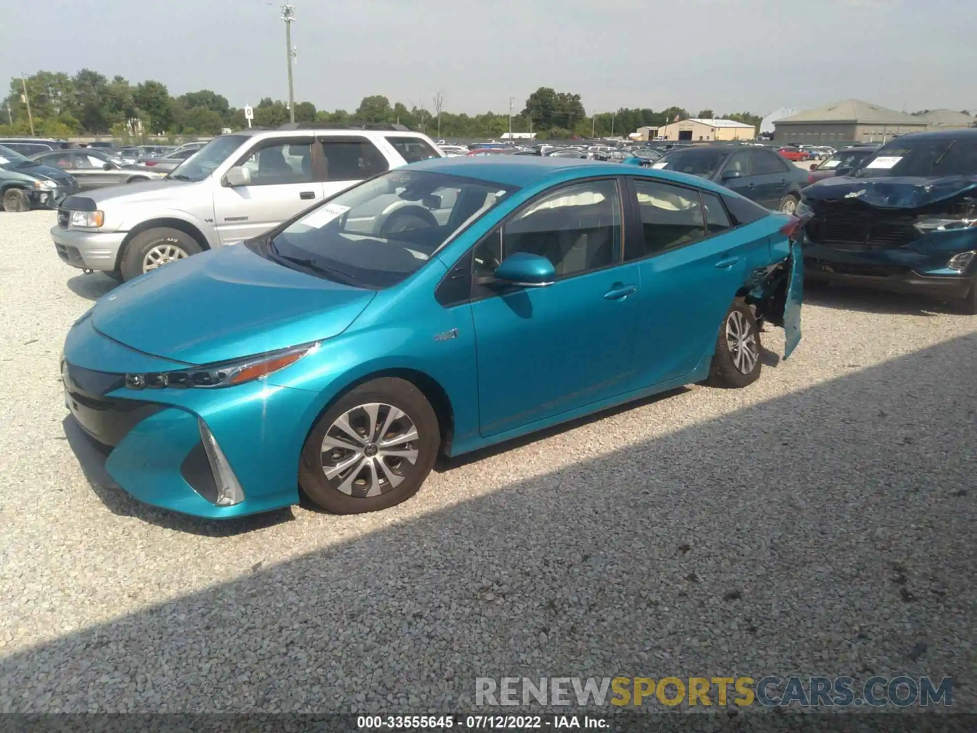 2 Photograph of a damaged car JTDKAMFP8M3176705 TOYOTA PRIUS PRIME 2021