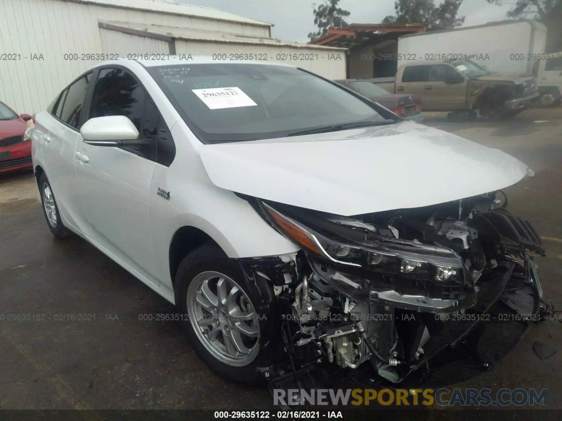 1 Photograph of a damaged car JTDKAMFP8M3178597 TOYOTA PRIUS PRIME 2021