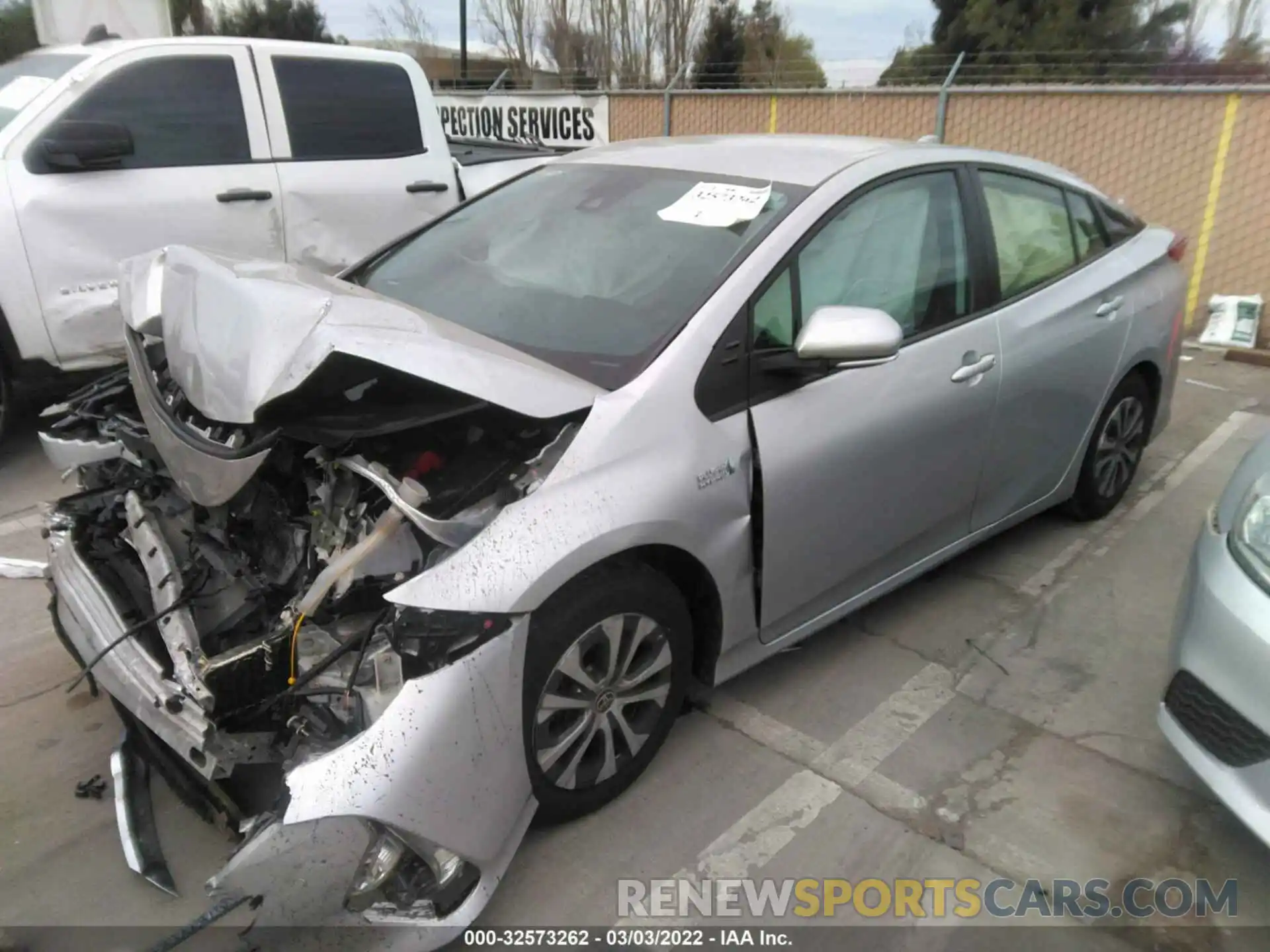 2 Photograph of a damaged car JTDKAMFP8M3181175 TOYOTA PRIUS PRIME 2021