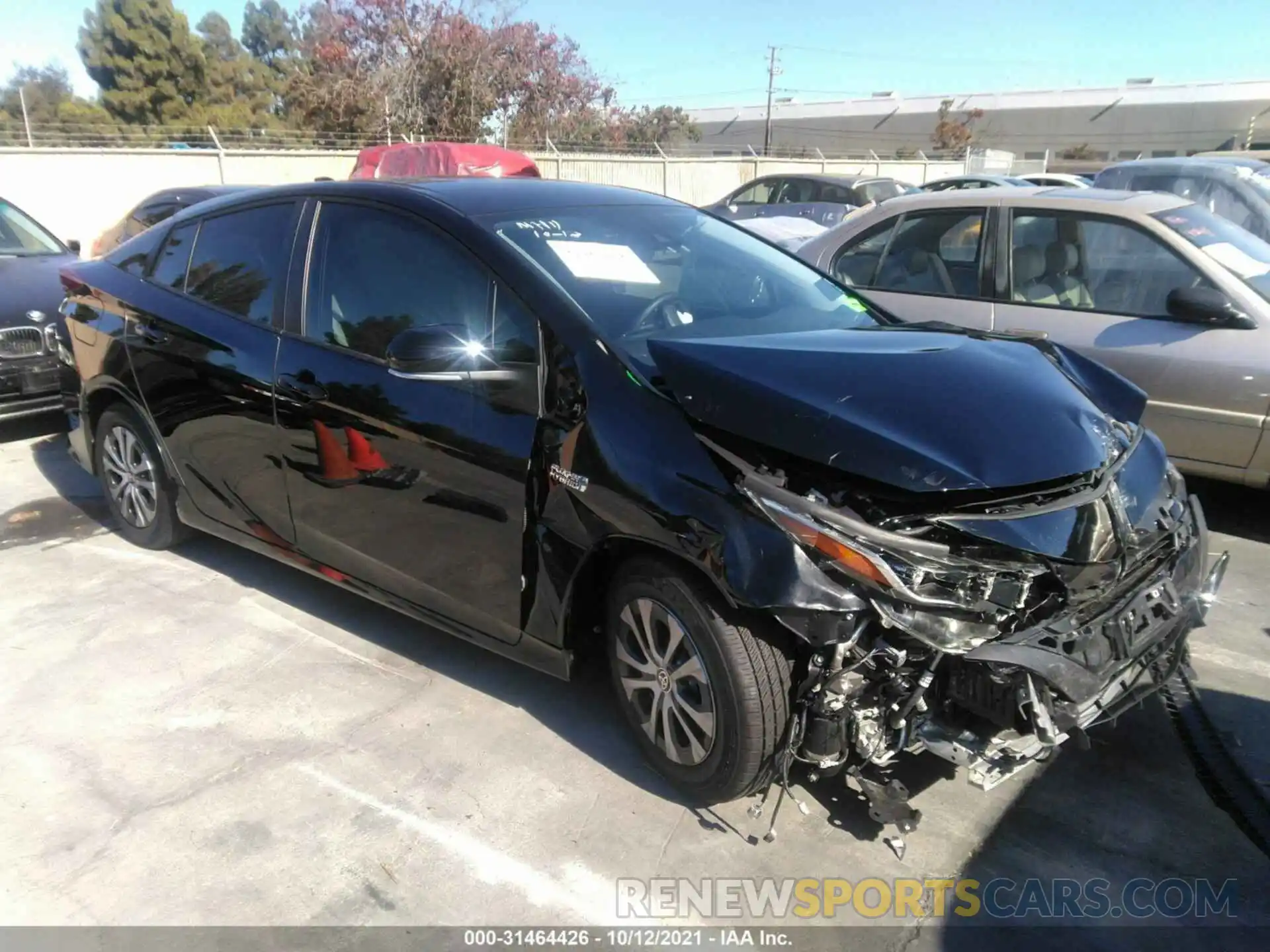 1 Photograph of a damaged car JTDKAMFP8M3184299 TOYOTA PRIUS PRIME 2021