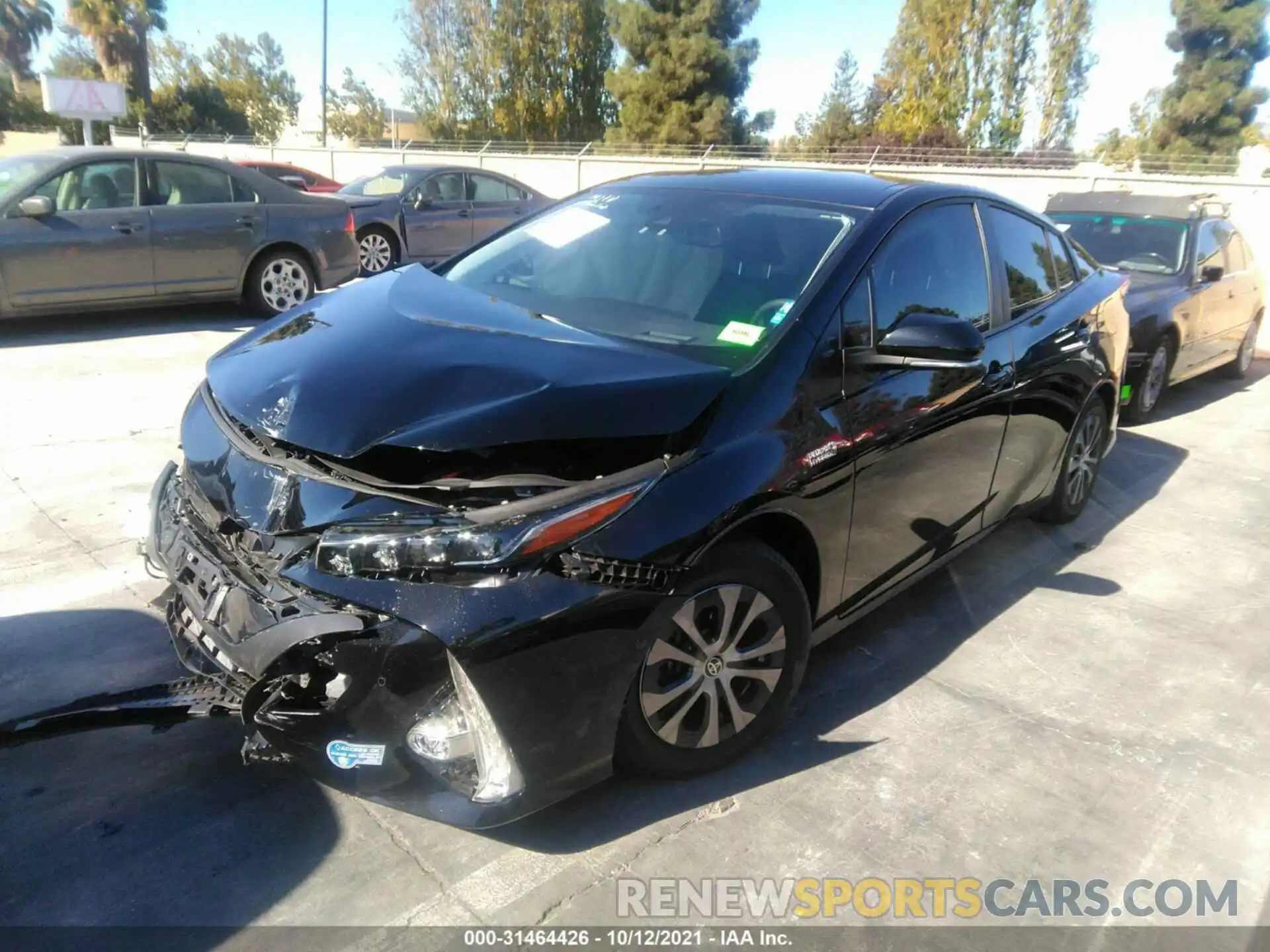 2 Photograph of a damaged car JTDKAMFP8M3184299 TOYOTA PRIUS PRIME 2021