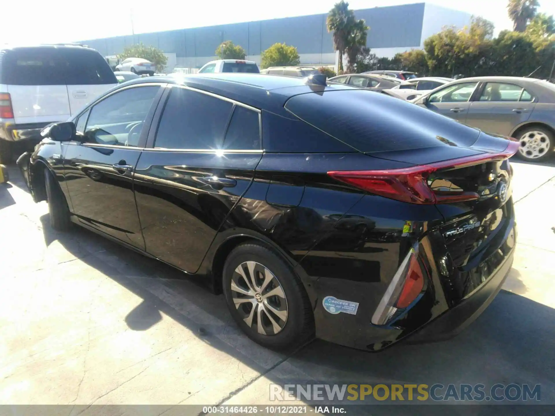 3 Photograph of a damaged car JTDKAMFP8M3184299 TOYOTA PRIUS PRIME 2021