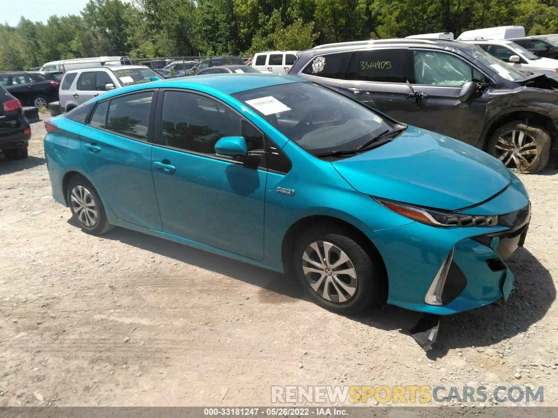 1 Фотография поврежденного автомобиля JTDKAMFP8M3185856 TOYOTA PRIUS PRIME 2021