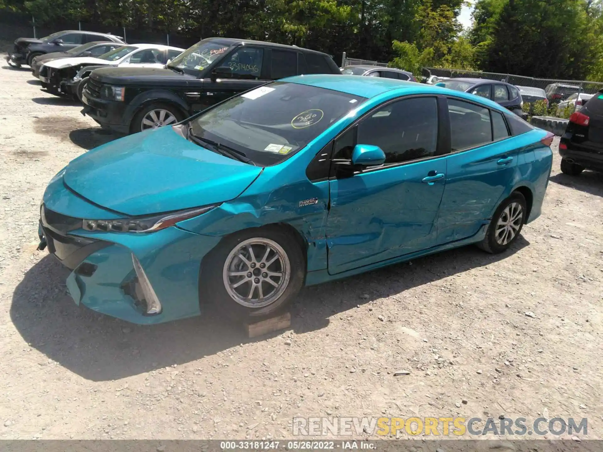 2 Photograph of a damaged car JTDKAMFP8M3185856 TOYOTA PRIUS PRIME 2021