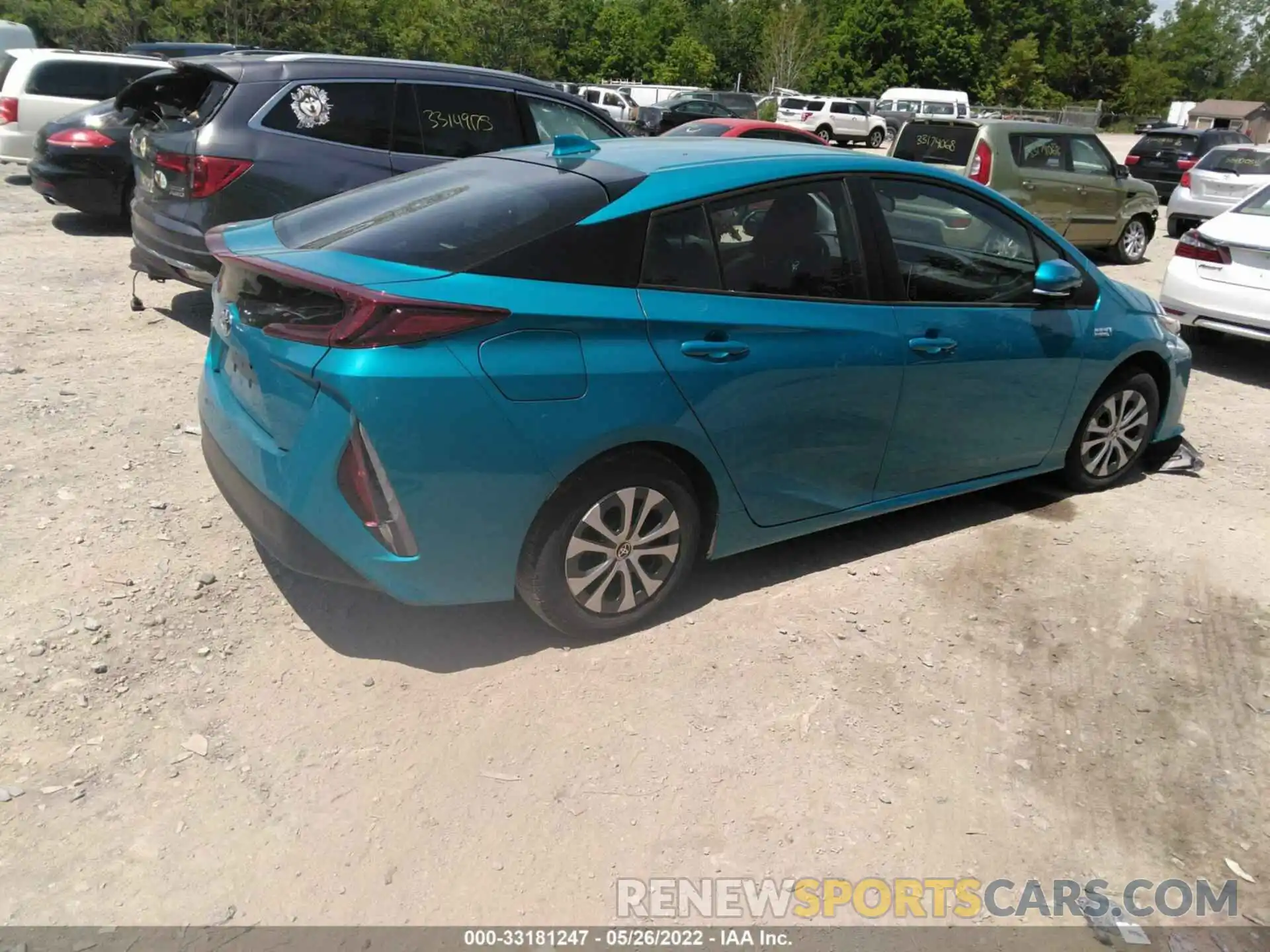 4 Фотография поврежденного автомобиля JTDKAMFP8M3185856 TOYOTA PRIUS PRIME 2021