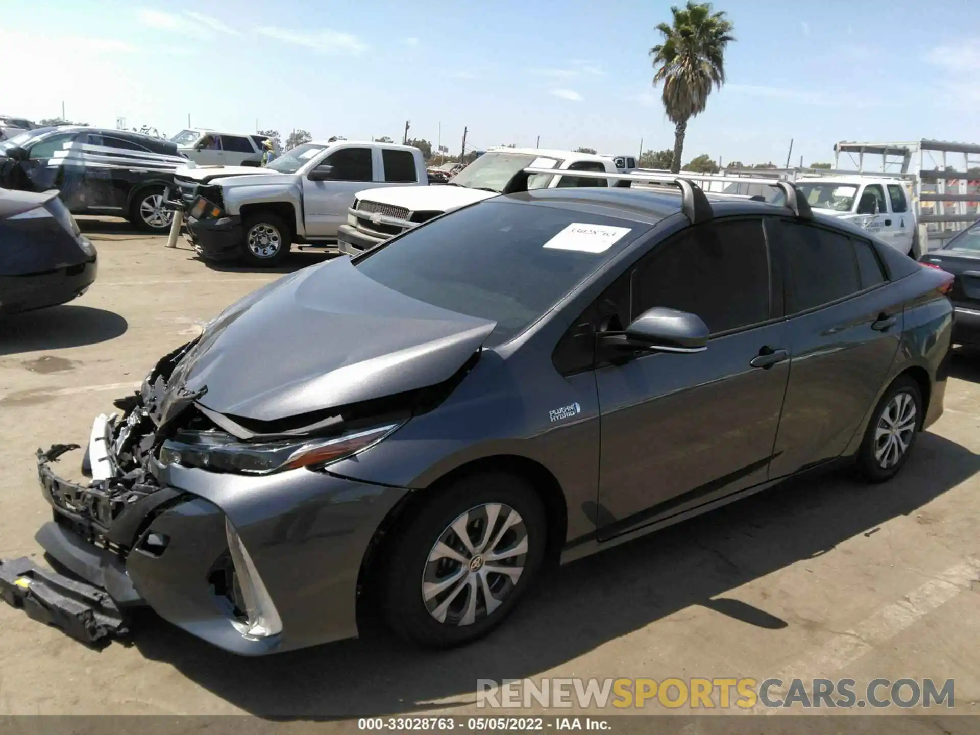 2 Photograph of a damaged car JTDKAMFP8M3194993 TOYOTA PRIUS PRIME 2021