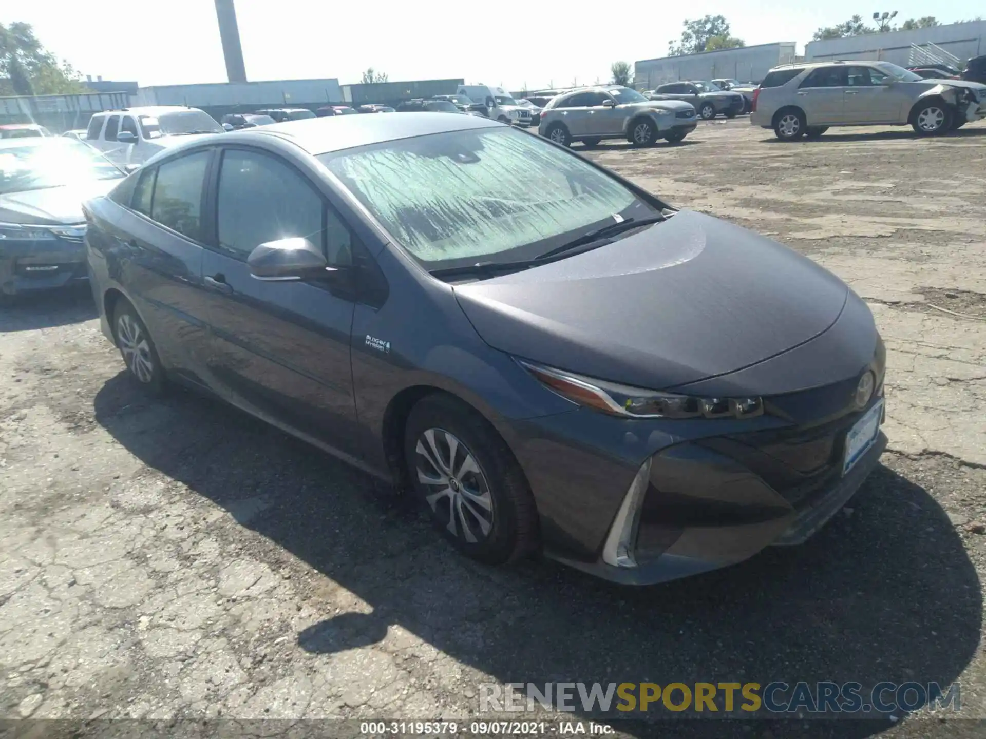 1 Photograph of a damaged car JTDKAMFP8M3196646 TOYOTA PRIUS PRIME 2021